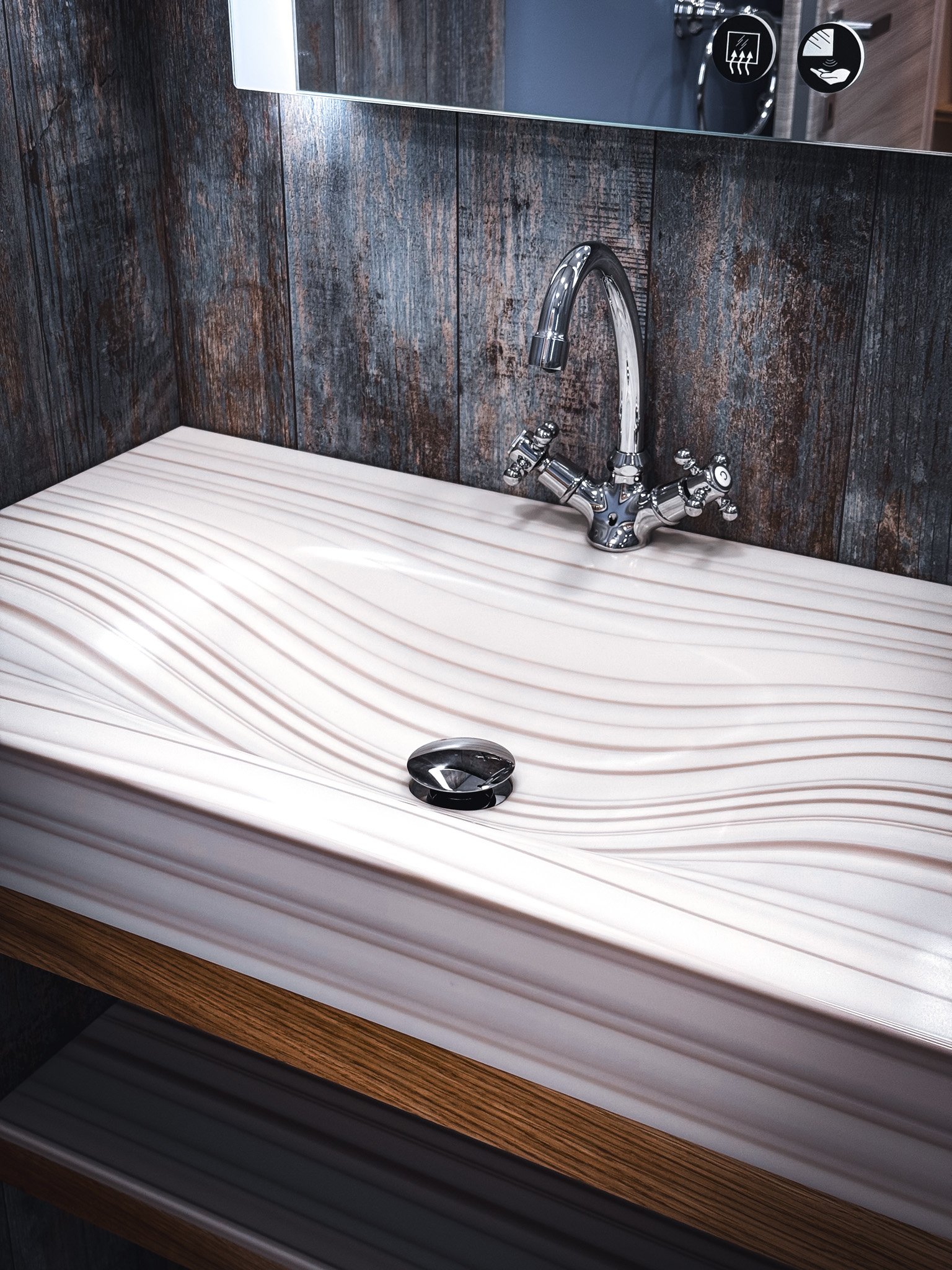 Découvrez nos meubles vasques de salle de bain en Corian® réalisés sur mesure en Corse. Art Design Créations conçoit et fabrique des meubles de salle de bain personnalisés alliant design, fonctionnalité et finitions haut de gamme. Basés à Bastia, nou