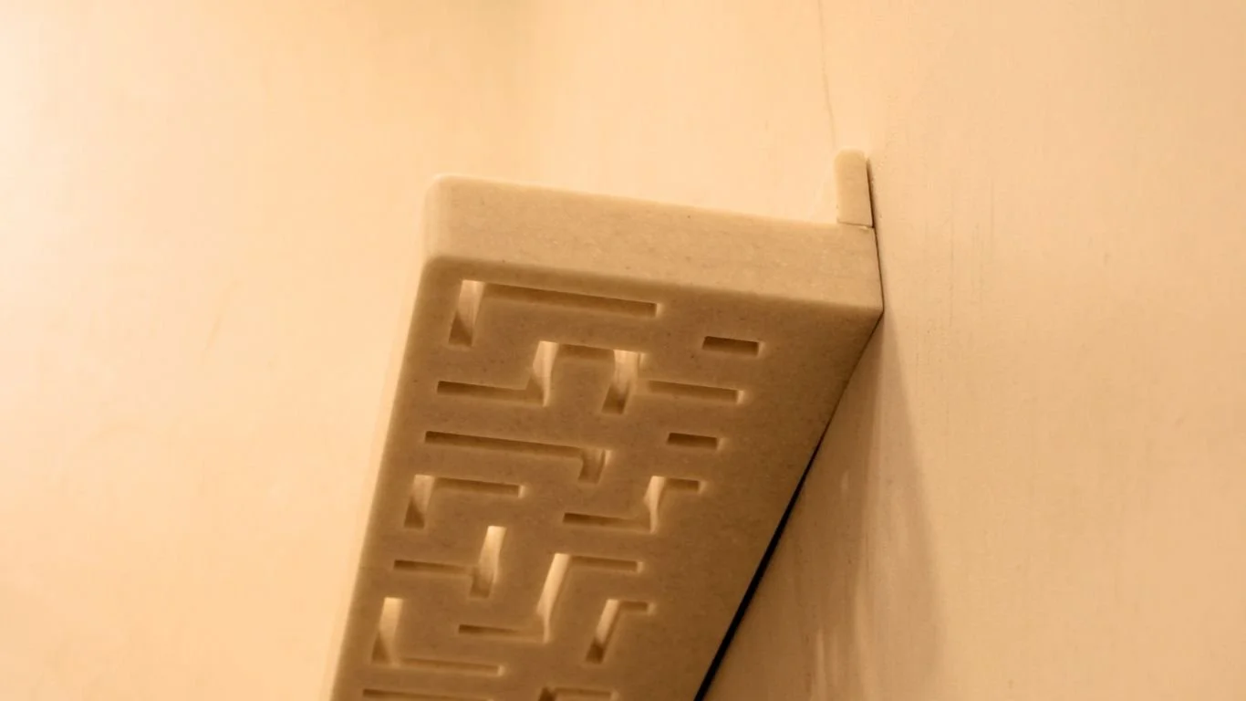 Élément de salle de bain - en corian - porte-savon