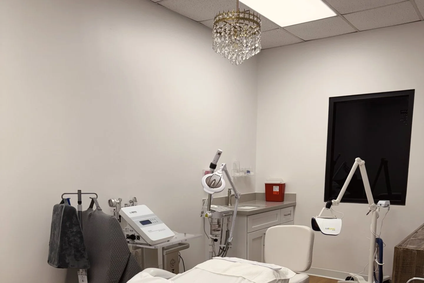 Treatment room at Reforge Med Spa in Katy, Texas