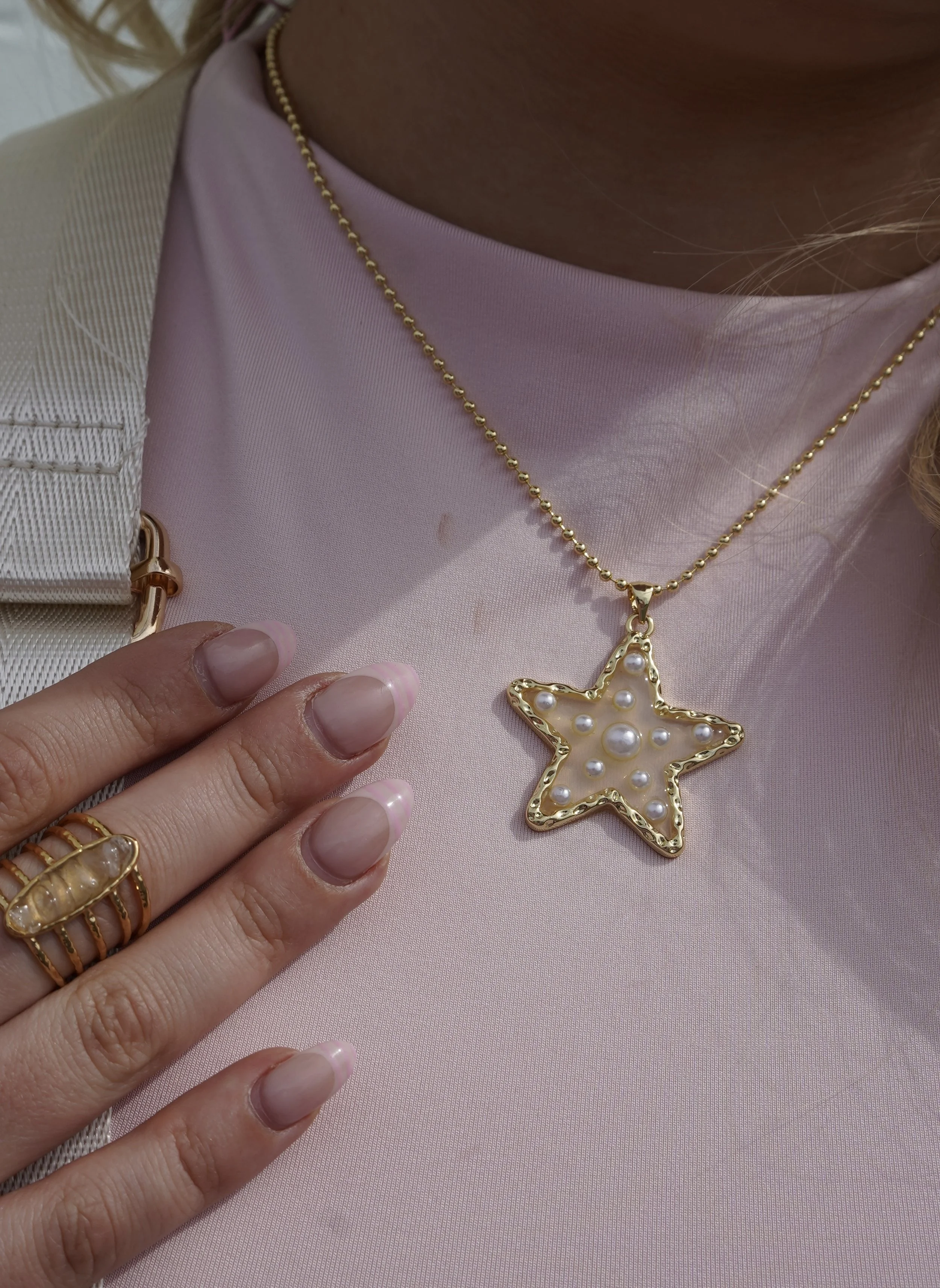 Beaded Star Necklace