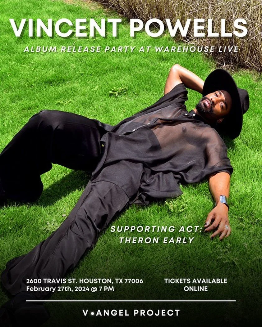 Tuesday, February 27th Sharing the stage with one of my good friends!! 
@vincentpowellamericanidol 

It&rsquo;s his album release party!!! 
Come out and celebrate with us!!! 

#livemusic #houston #singer