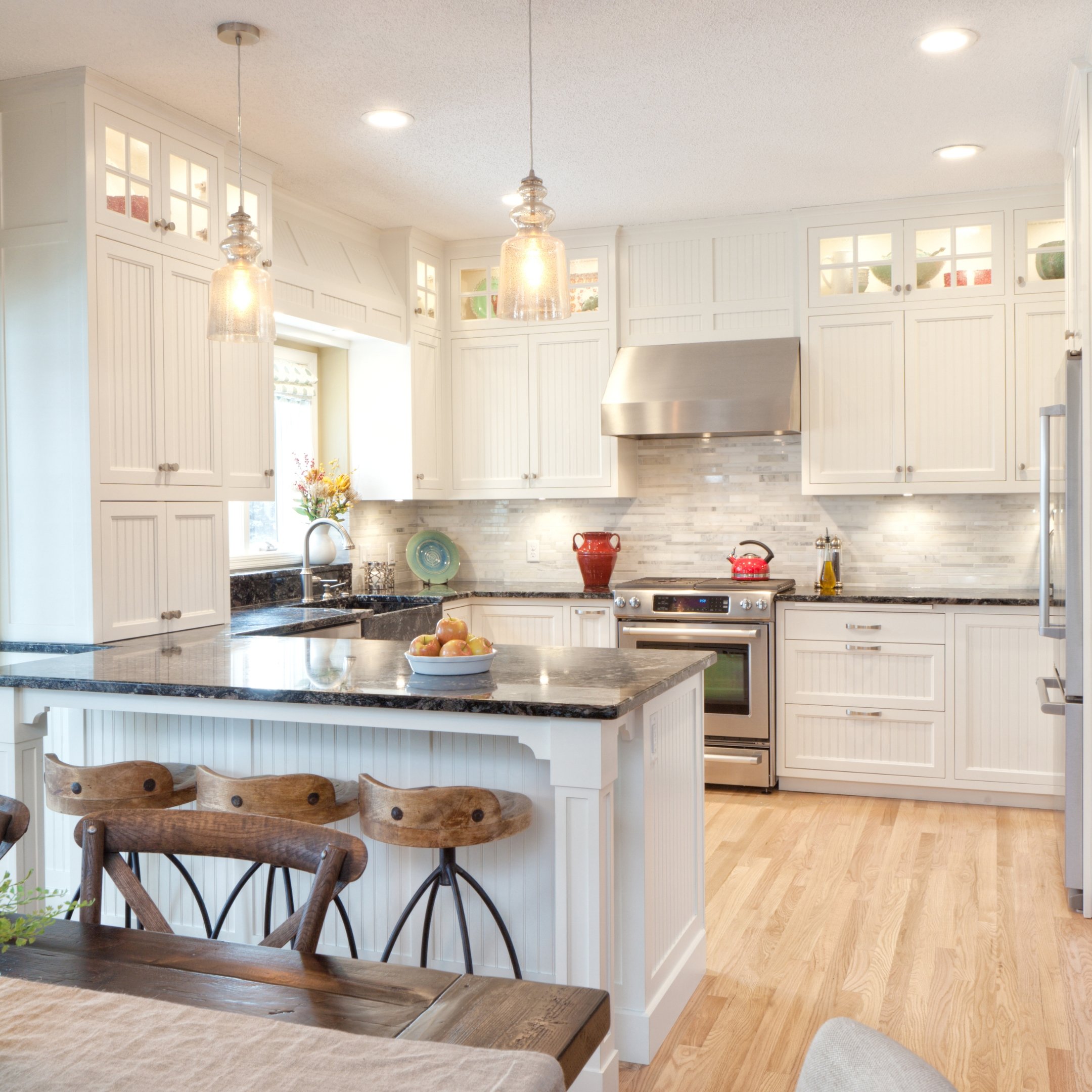 Modern Transitional Kitchen Remodel by LFC Construction P.C. project photo