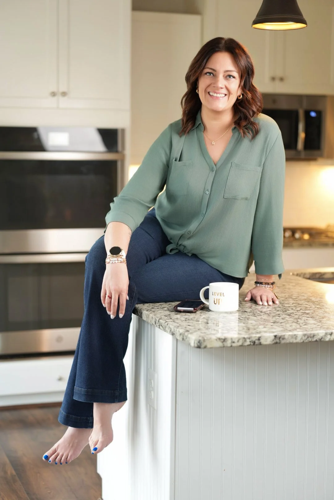 Lifestyle branding photography for a Northern Virginia business owner