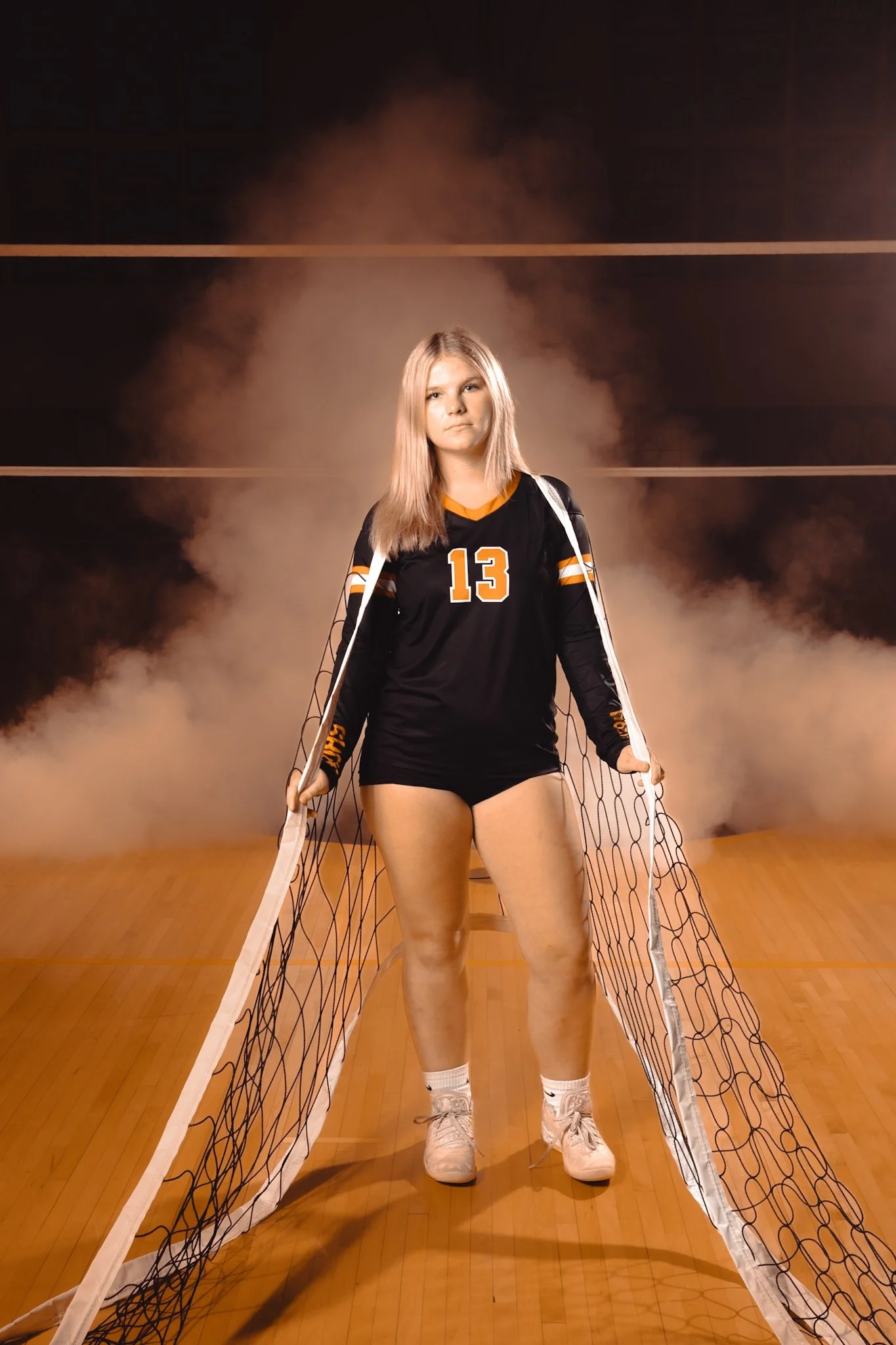 High school sports media day portrait, Northern Virginia