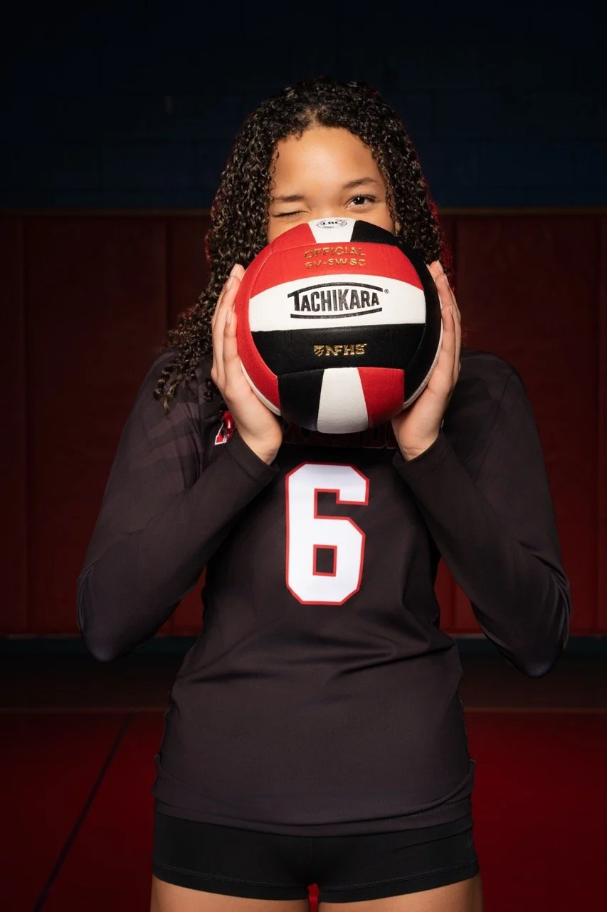 High school sports media day portrait, Northern Virginia
