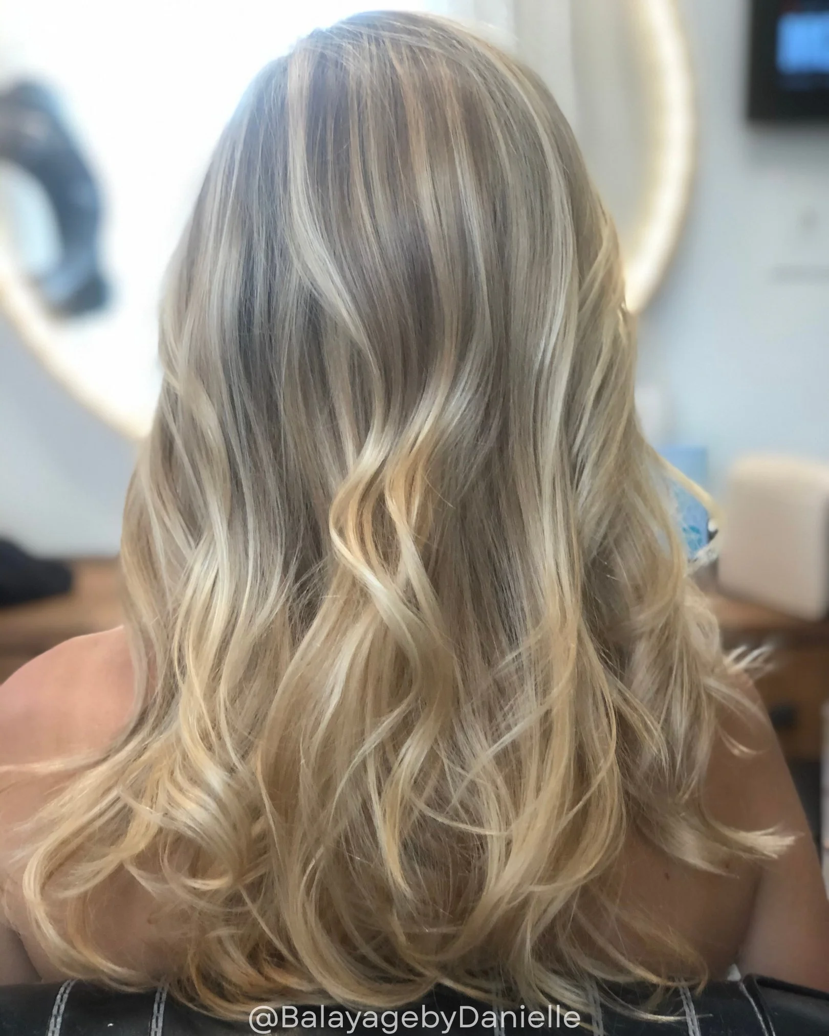 Icy Blonde Balayage Highlights