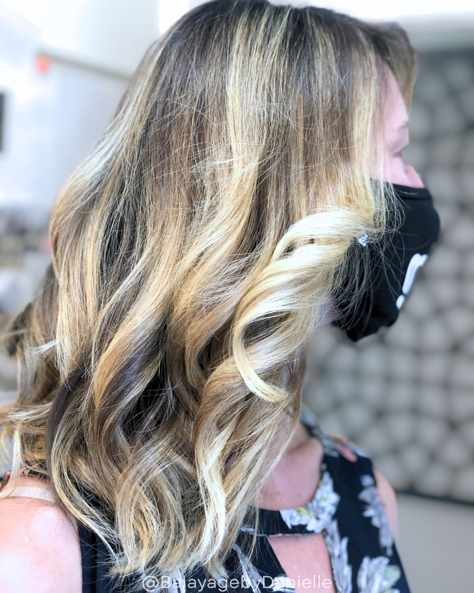 High Contrast Balayage Brunette