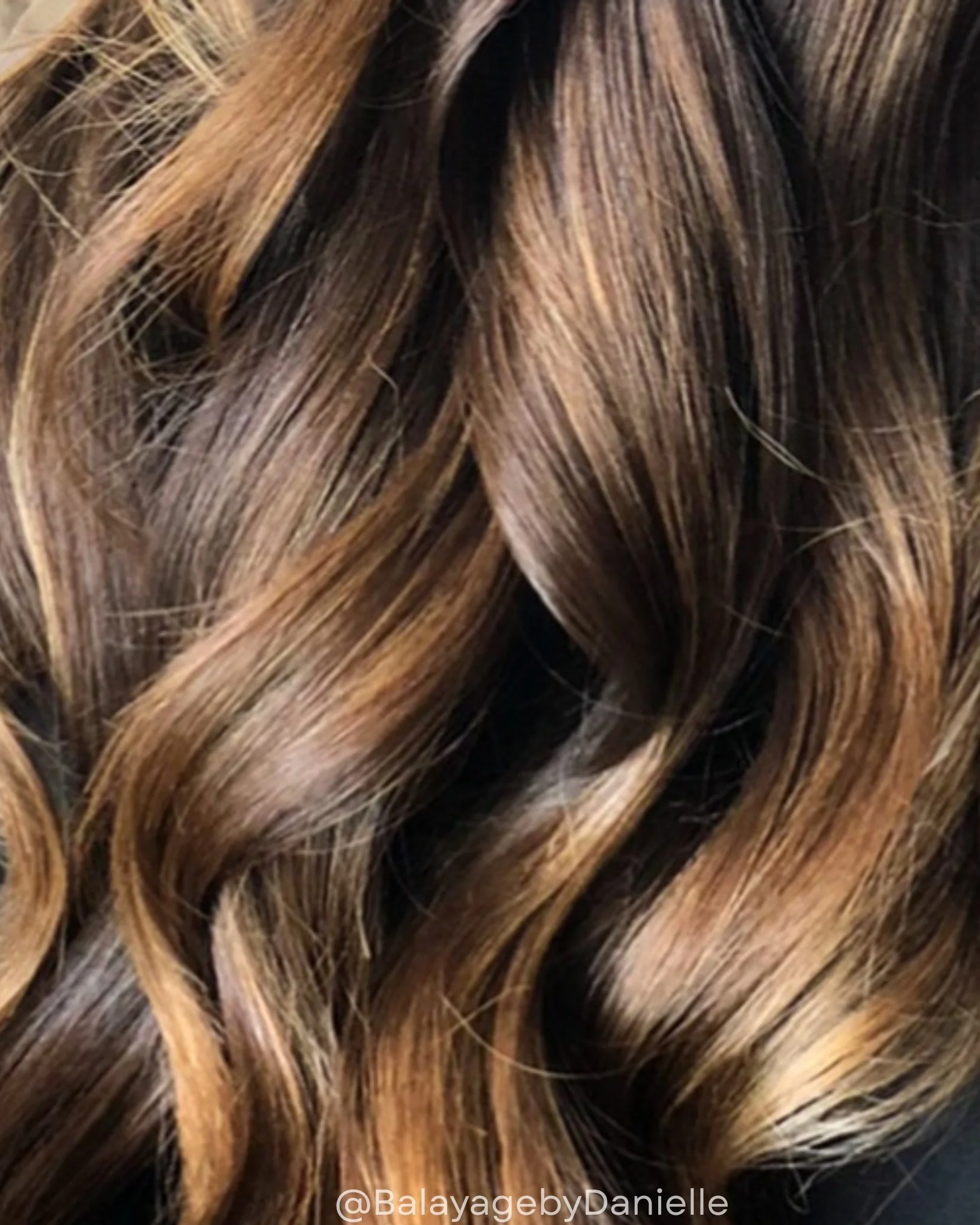 Rich Chocolate Balayage Highlights
