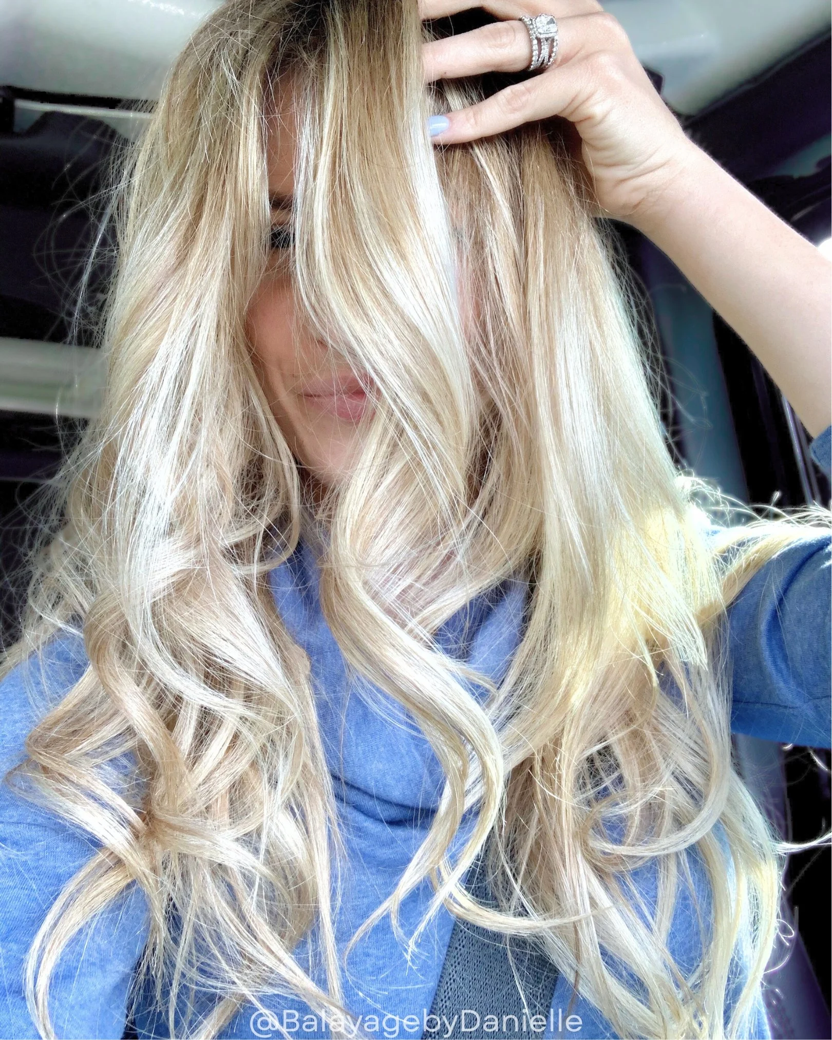 Bright Blonde Balayage Highlights