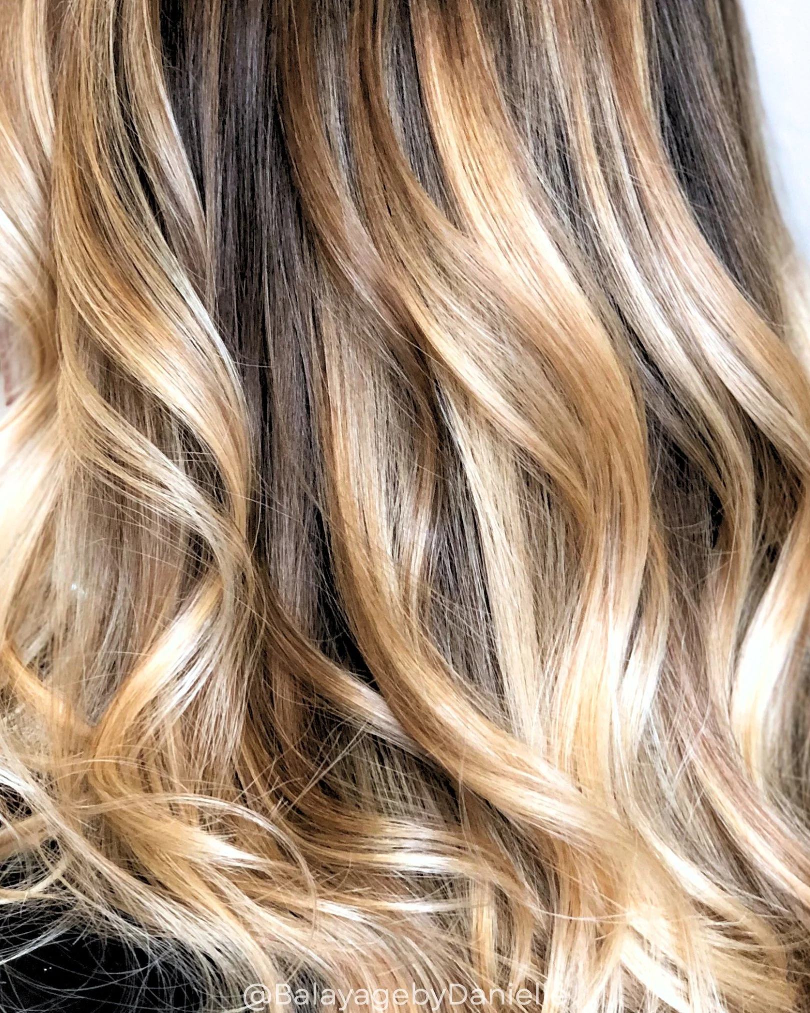 Caramel Balayage Highlights