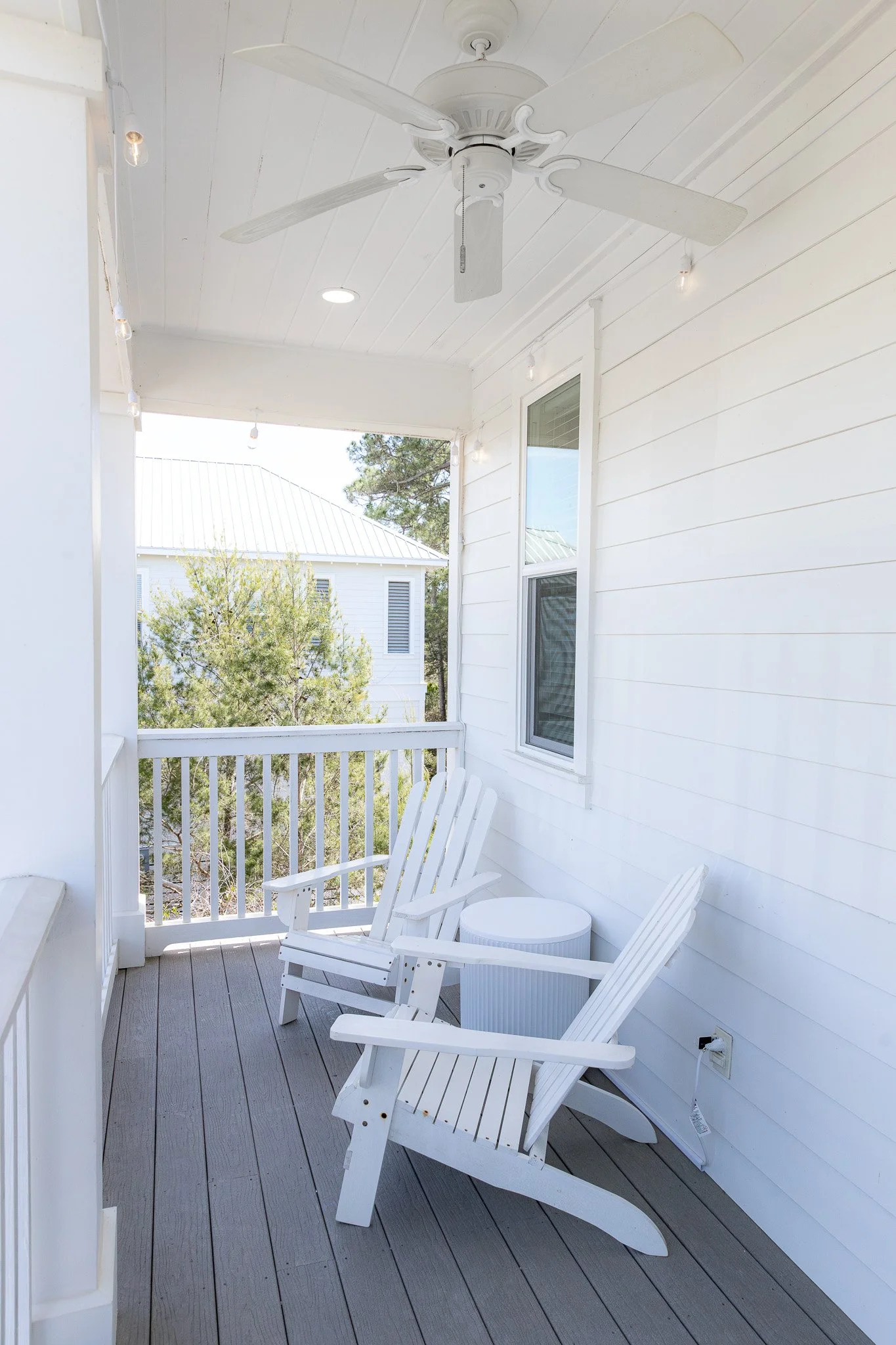 Beautiful balcony for enjoying the view, table doubles as a cooler for cold drinks