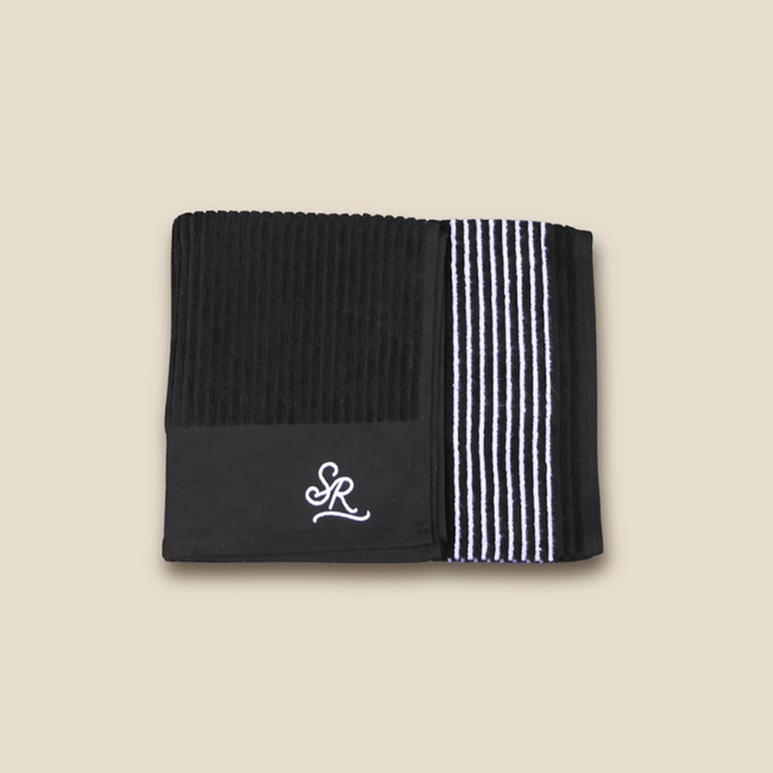 SR - Solid Golf Towel – Black