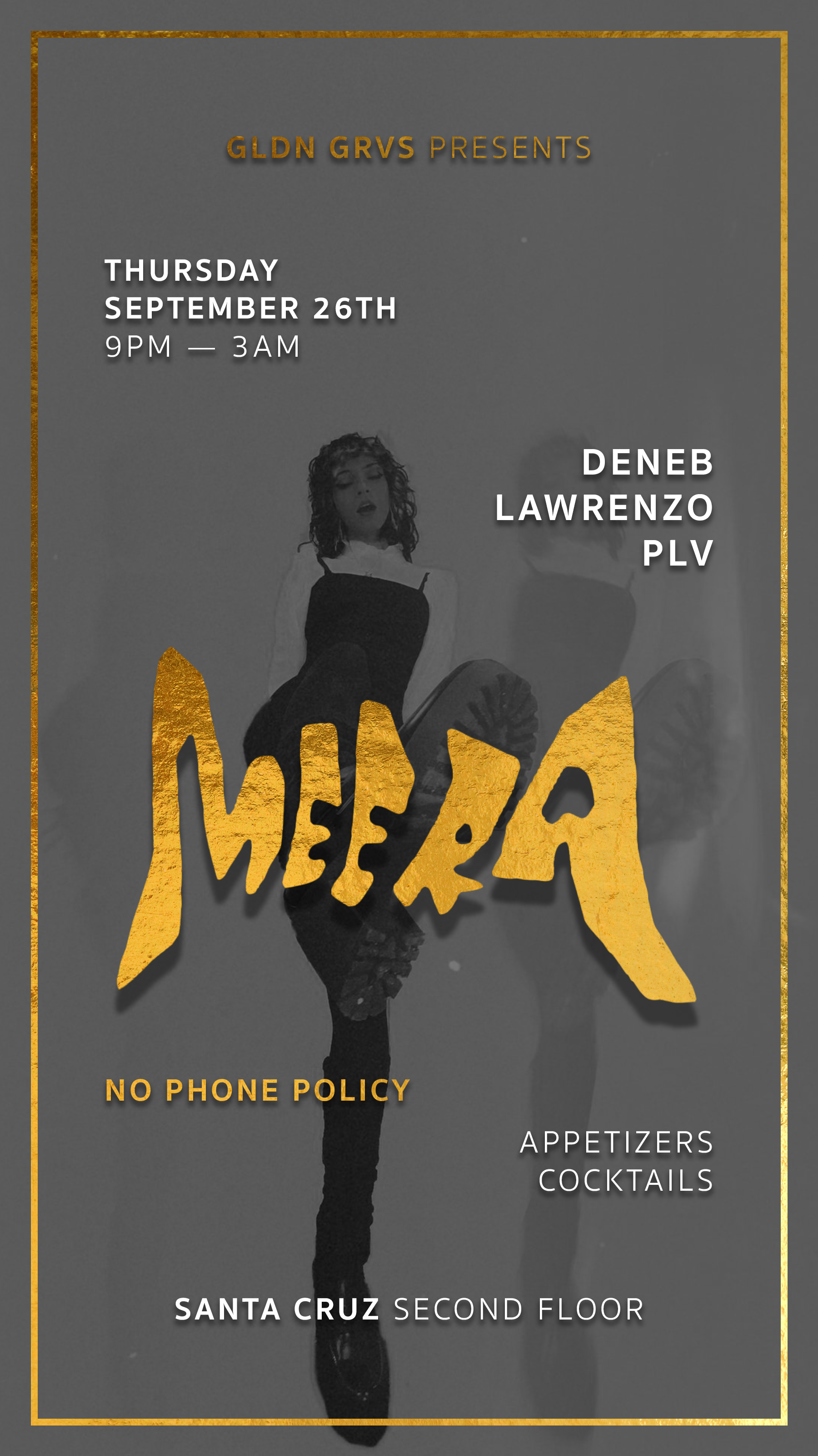 FLYER MEERA BY GLDN GRVS