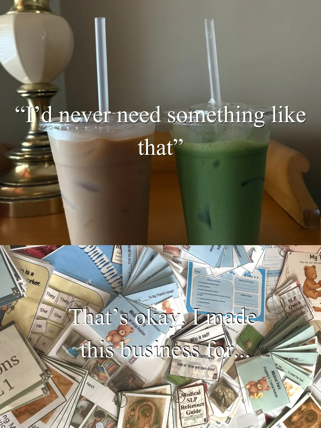 I see a lot of my own life in this business.

I made The Speech Shelf for the SLPs and students who are dealing with more than just sessions, school, and paperwork. 

#slptobe #gradschoolapplication #slpgradstudent #slpmaterials #slp