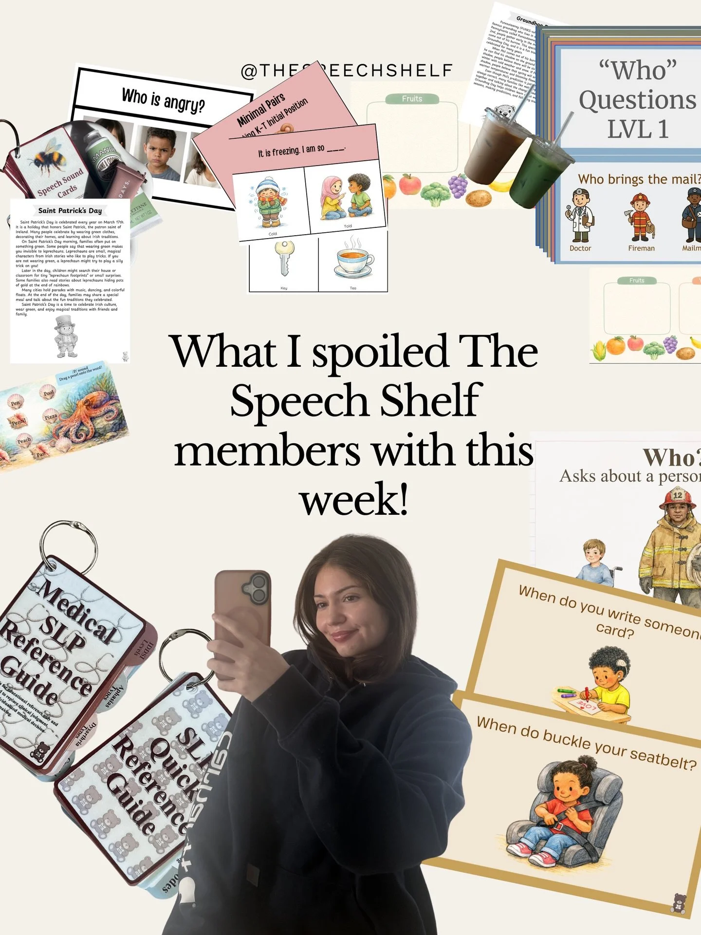 Hoping this makes member&rsquo;s workloads a little bit easier! 

#slptobe #whquestions #slpdigital #articmaterial #slphandout