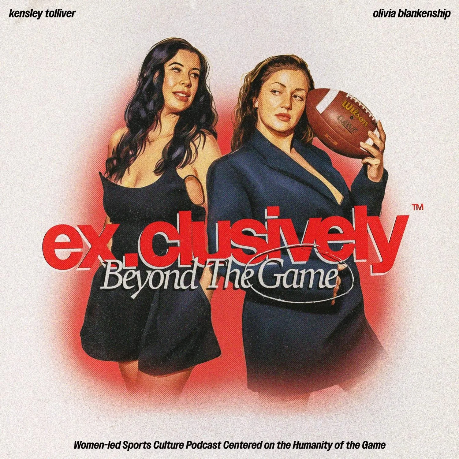 Kensley Tolliver and Olivia Blankenship hosting ex.clusively beyond the game