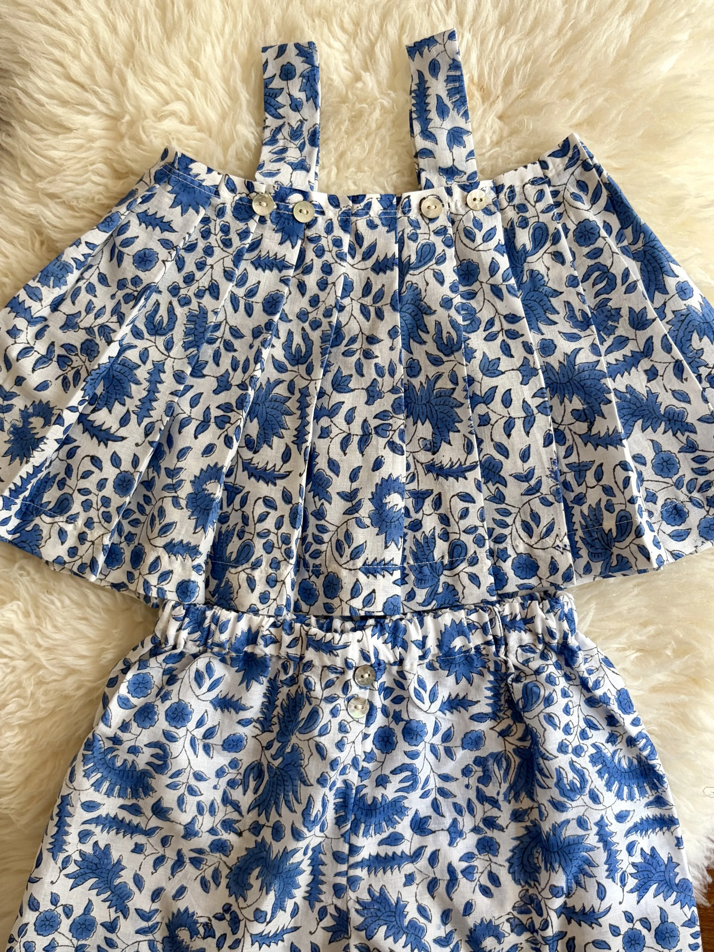 INDIGO FLORAL SET