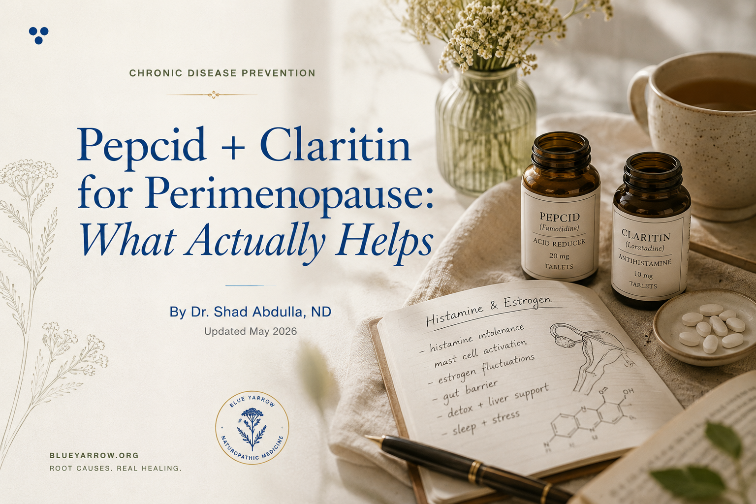 Pepcid &amp; Claritin for Perimenopause: What Actually Helps