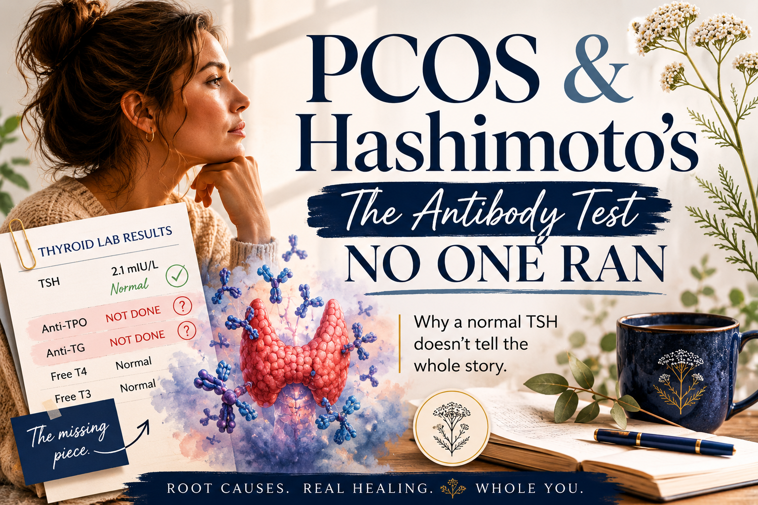 PCOS and Hashimoto’s: The Antibody Test No One Ran