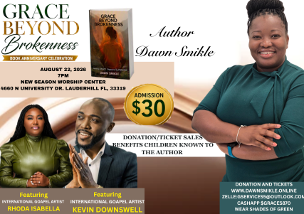 GRACE BEYOND BROKENNESS BOOK ANNIVERSARY        WORSHIP AND KINGDOM IMPACT  
