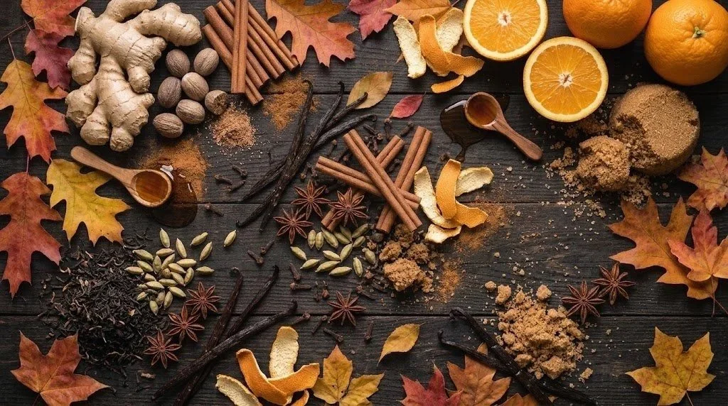 Fall Semester vegan candle