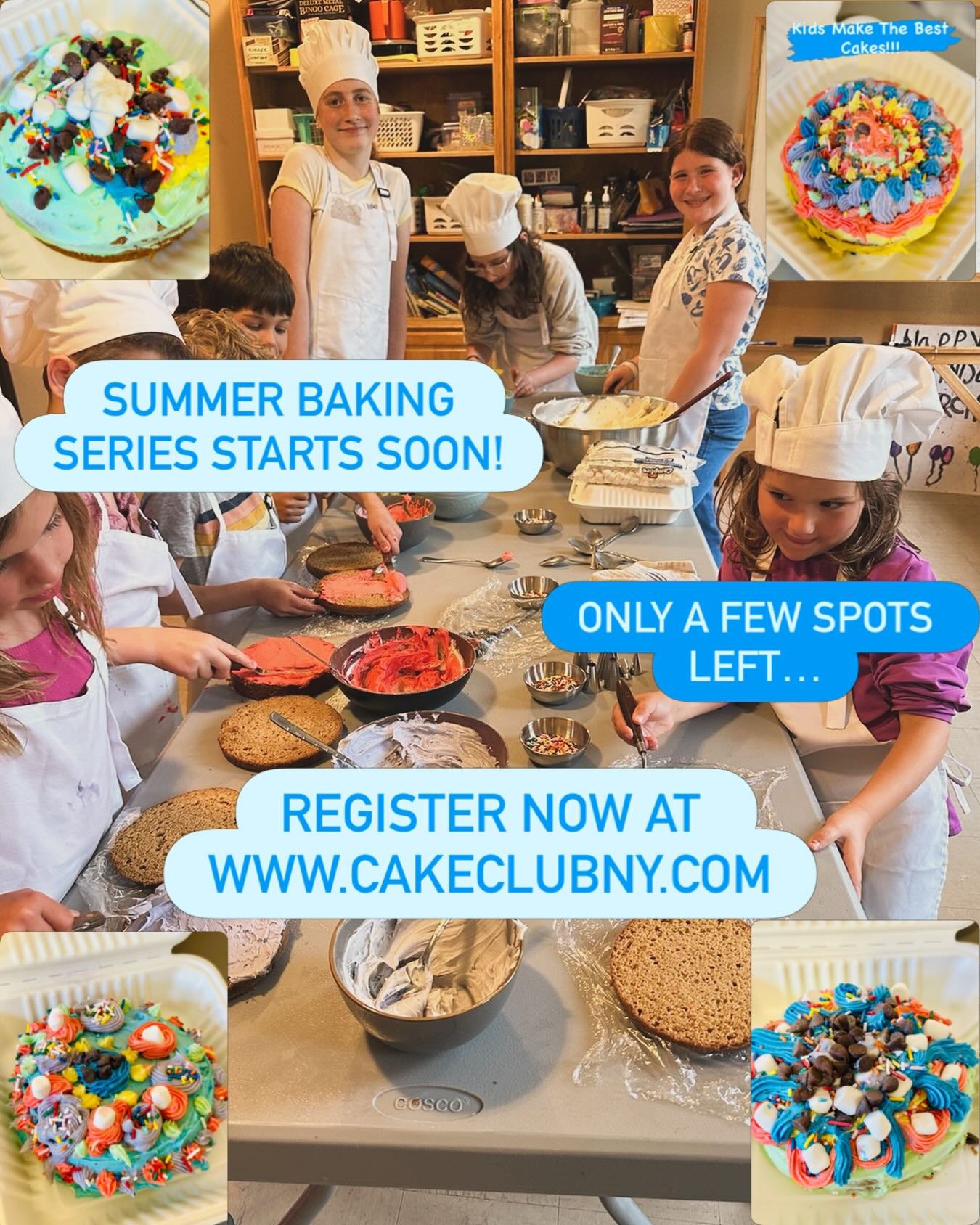 Cake Club is in full swing this Summer, kicking off with our June Summer Bakeshop series! What dessert do you think the kids will enjoy making the most?
