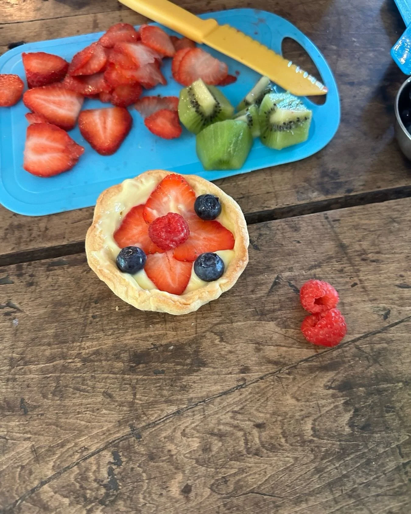 Today&rsquo;s assignment: make fruit tarts.

Mission accomplished. 🍓🥝🫐

The best part isn&rsquo;t actually the dessert&mdash;it&rsquo;s watching kids gain confidence, make friends, and realize they can create something this beautiful all on their 
