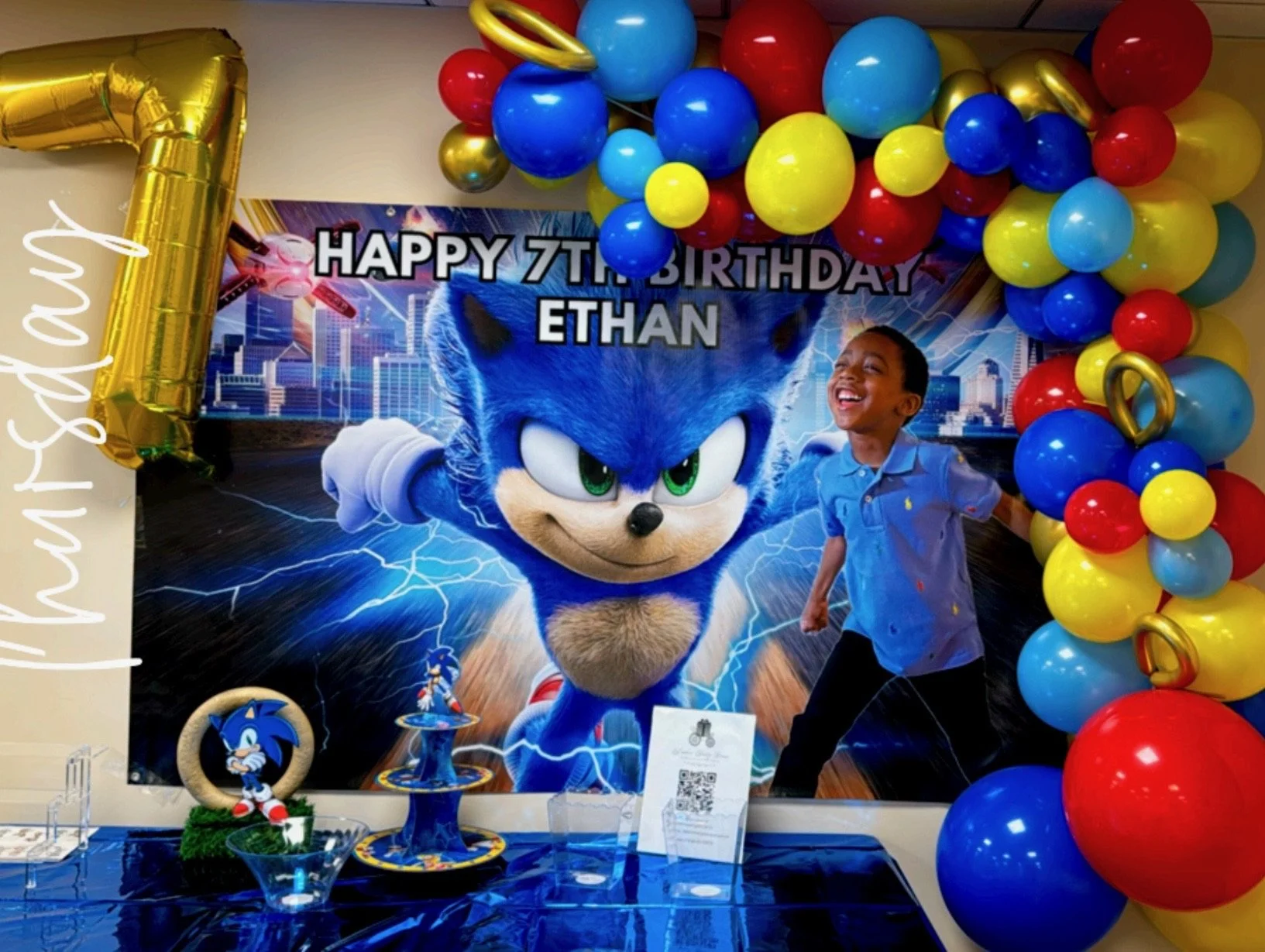 Personalized Backdrop with Photo