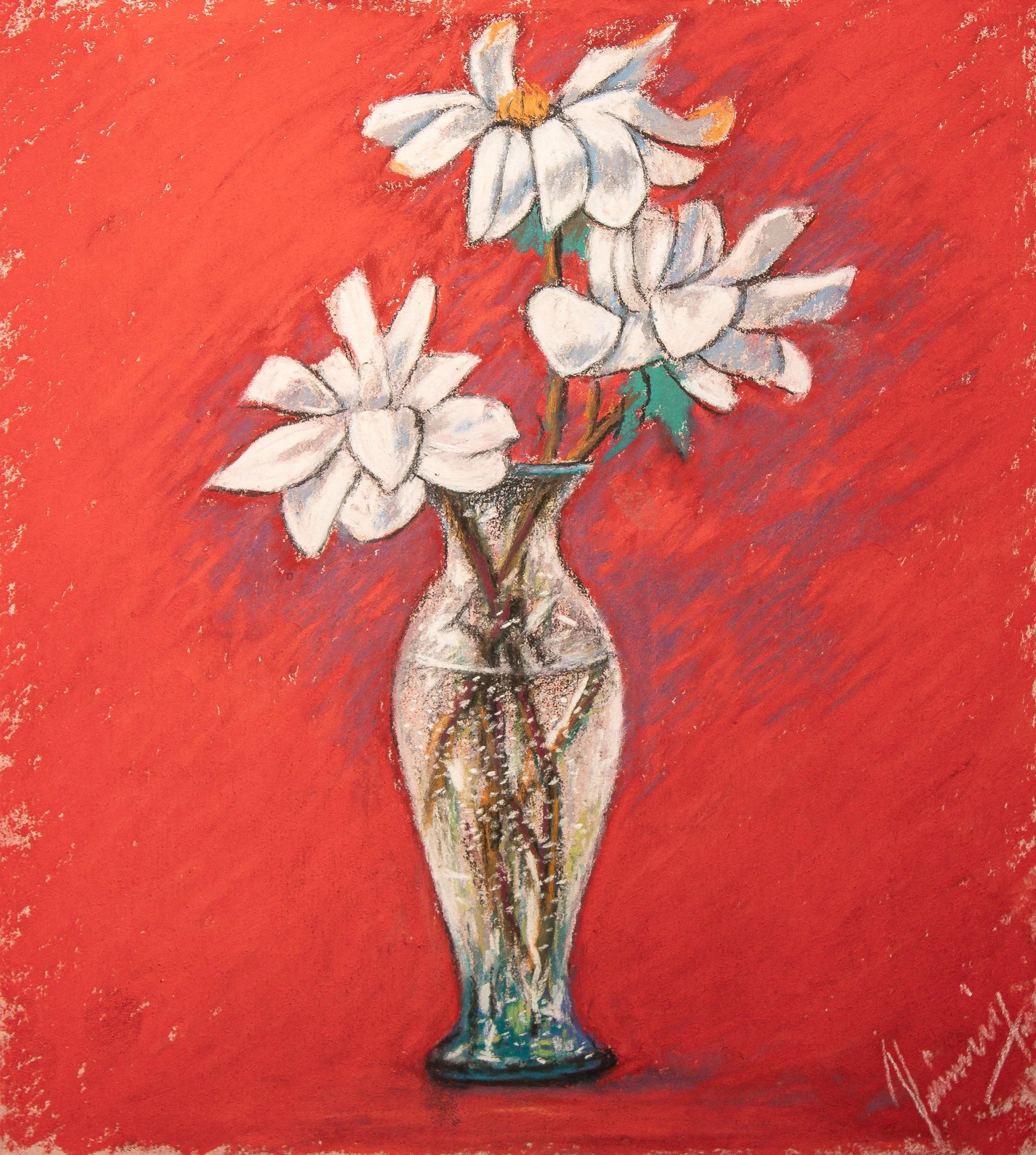 "Botanical Series", pastel on paper, 9 × 10 in., 2019