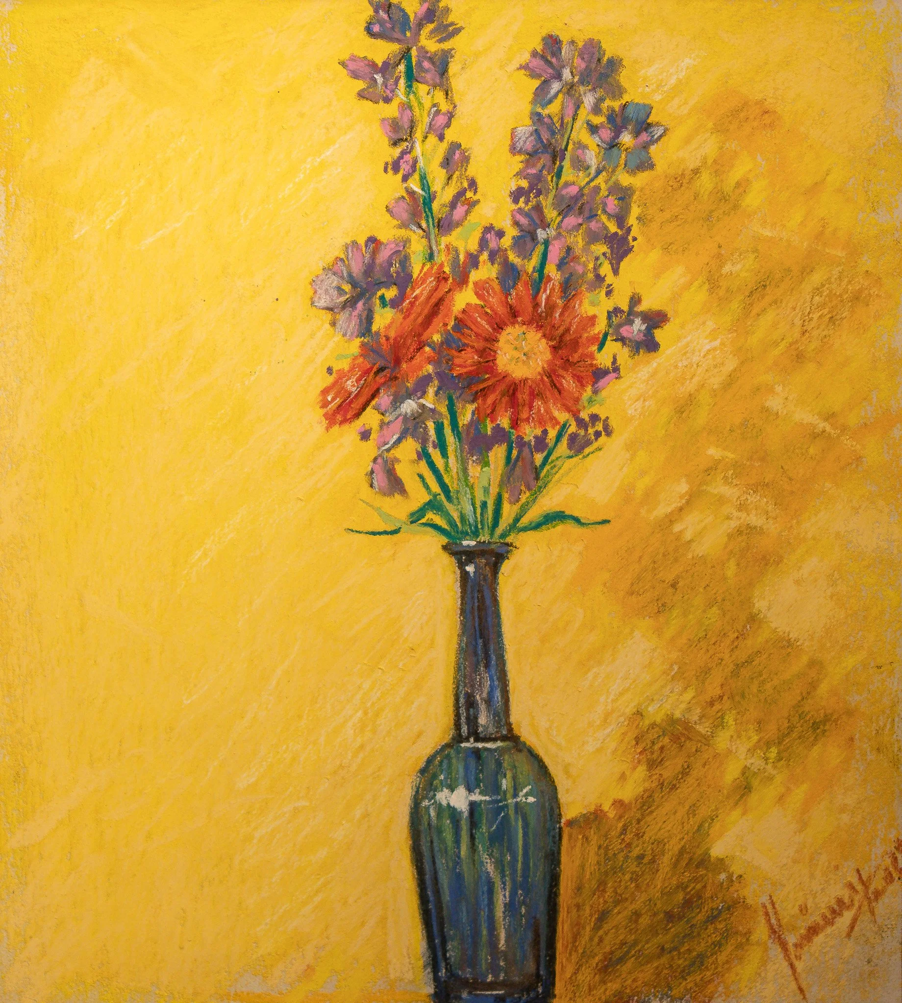 "Botanical Series", pastel on paper, 9 × 10 in., 2019