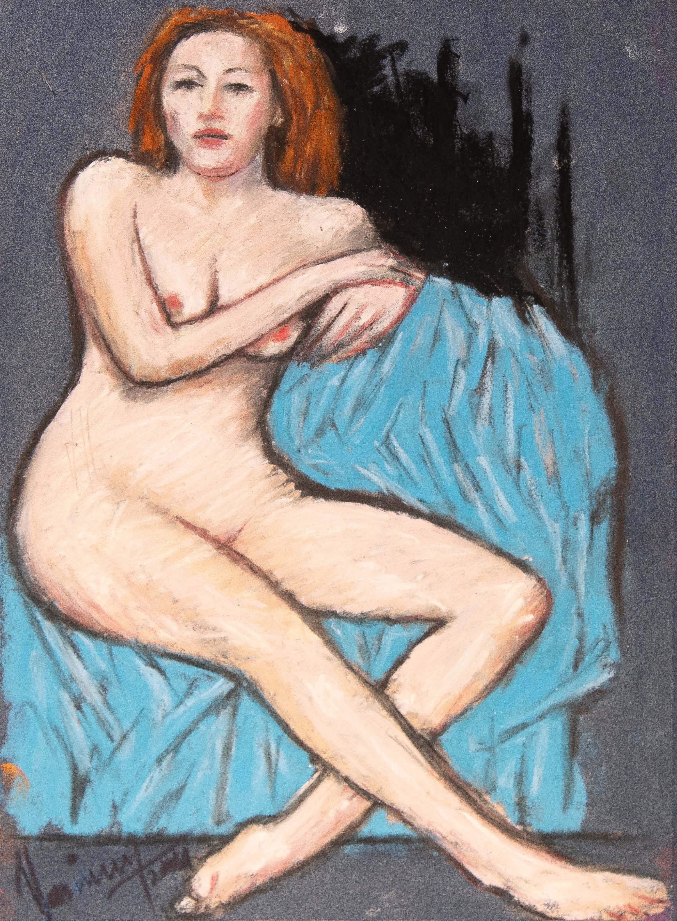 "Live Figure Studies", pastel on paper, 6 × 8 in., 2024