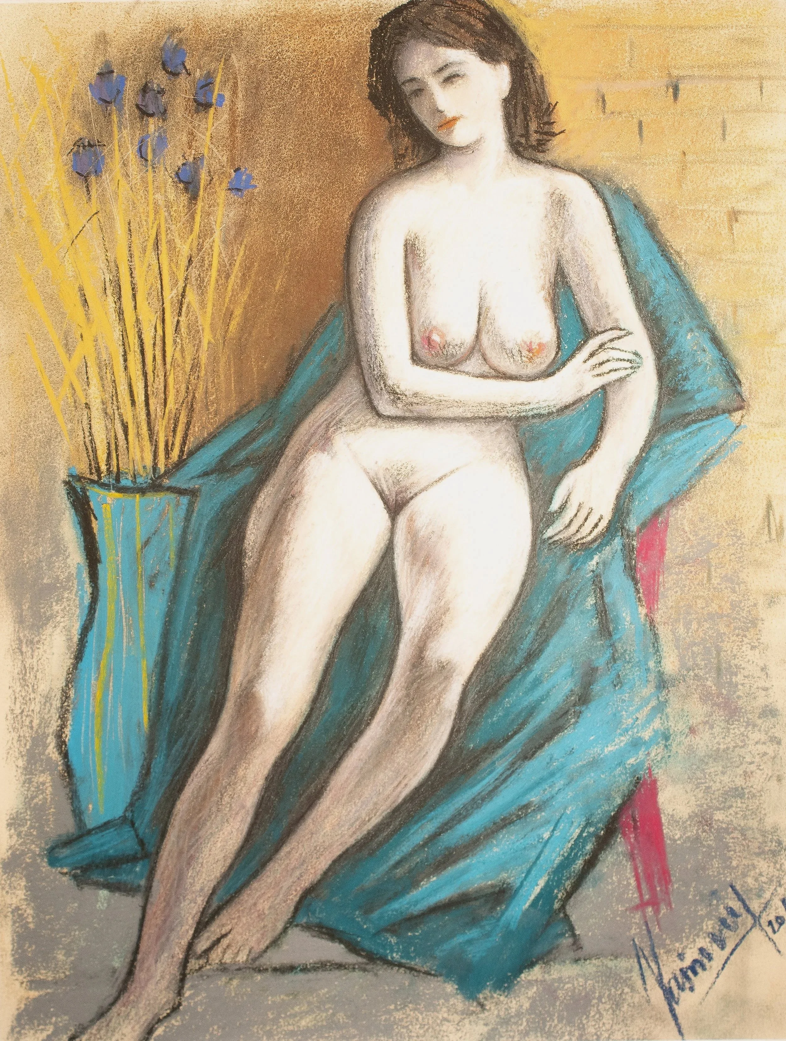 
"Live Figure Studies", pastel on paper, 10 × 13 in., 2019