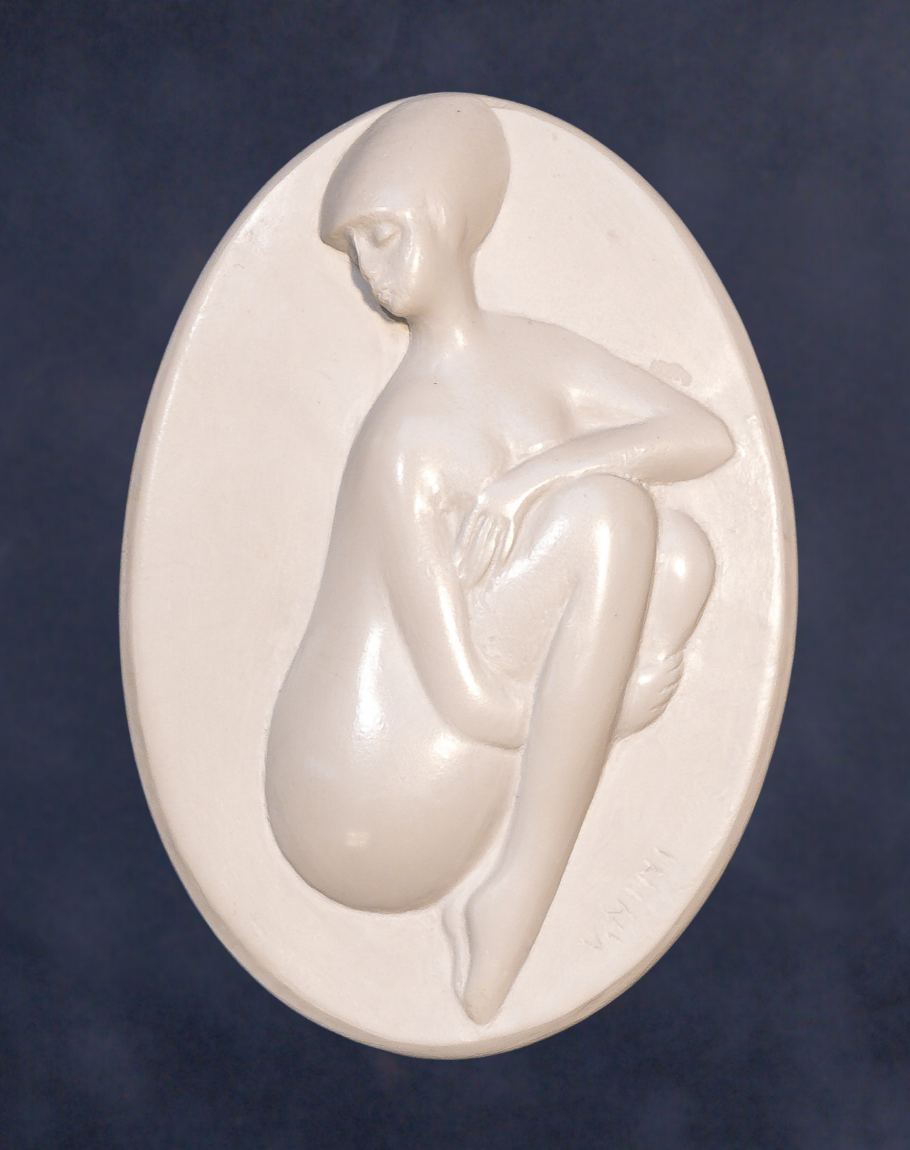 "Relief Studies", hydrostone, 8.5 × 10 in., 2015