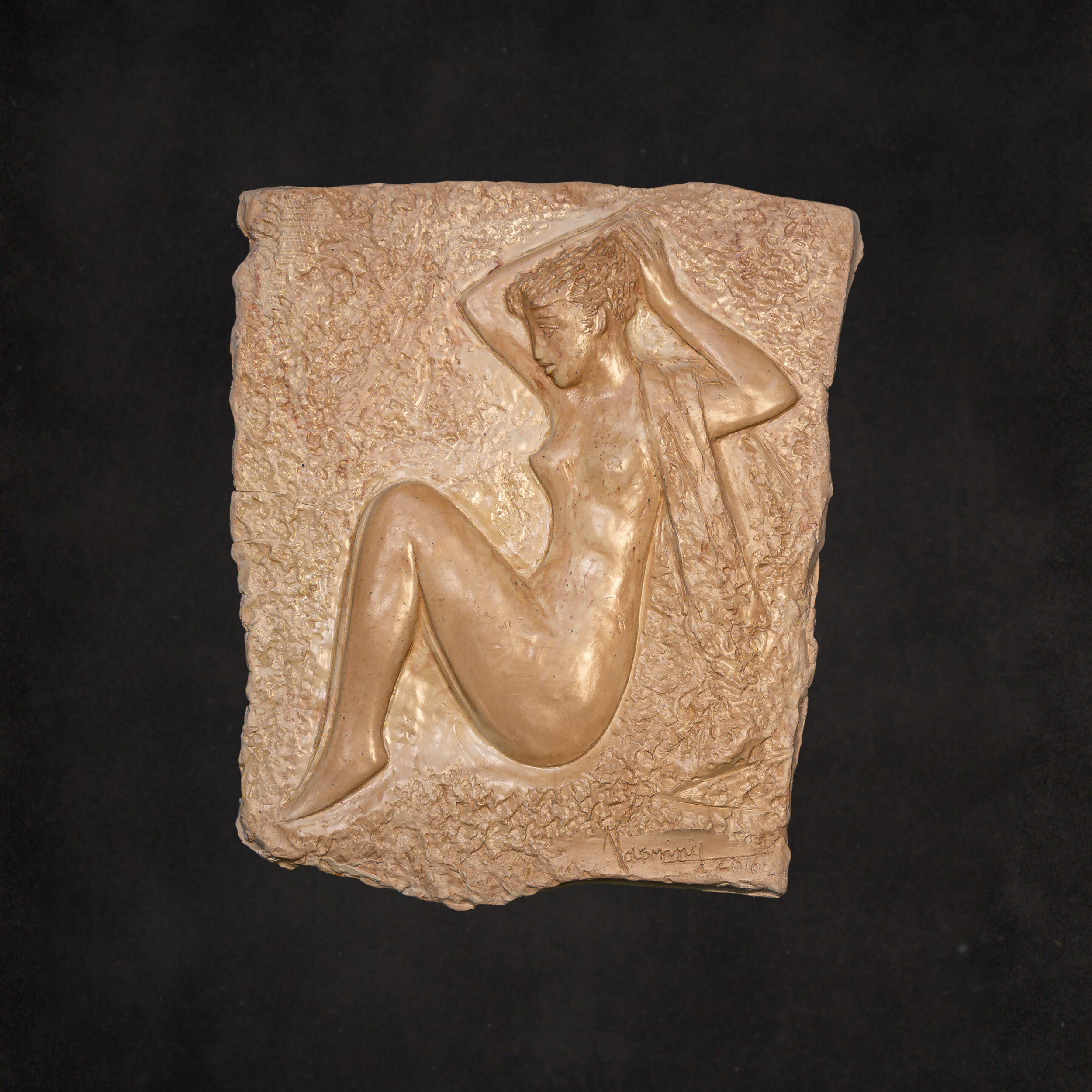 "Relief Studies", terracotta, 12 × 14 in., 2016