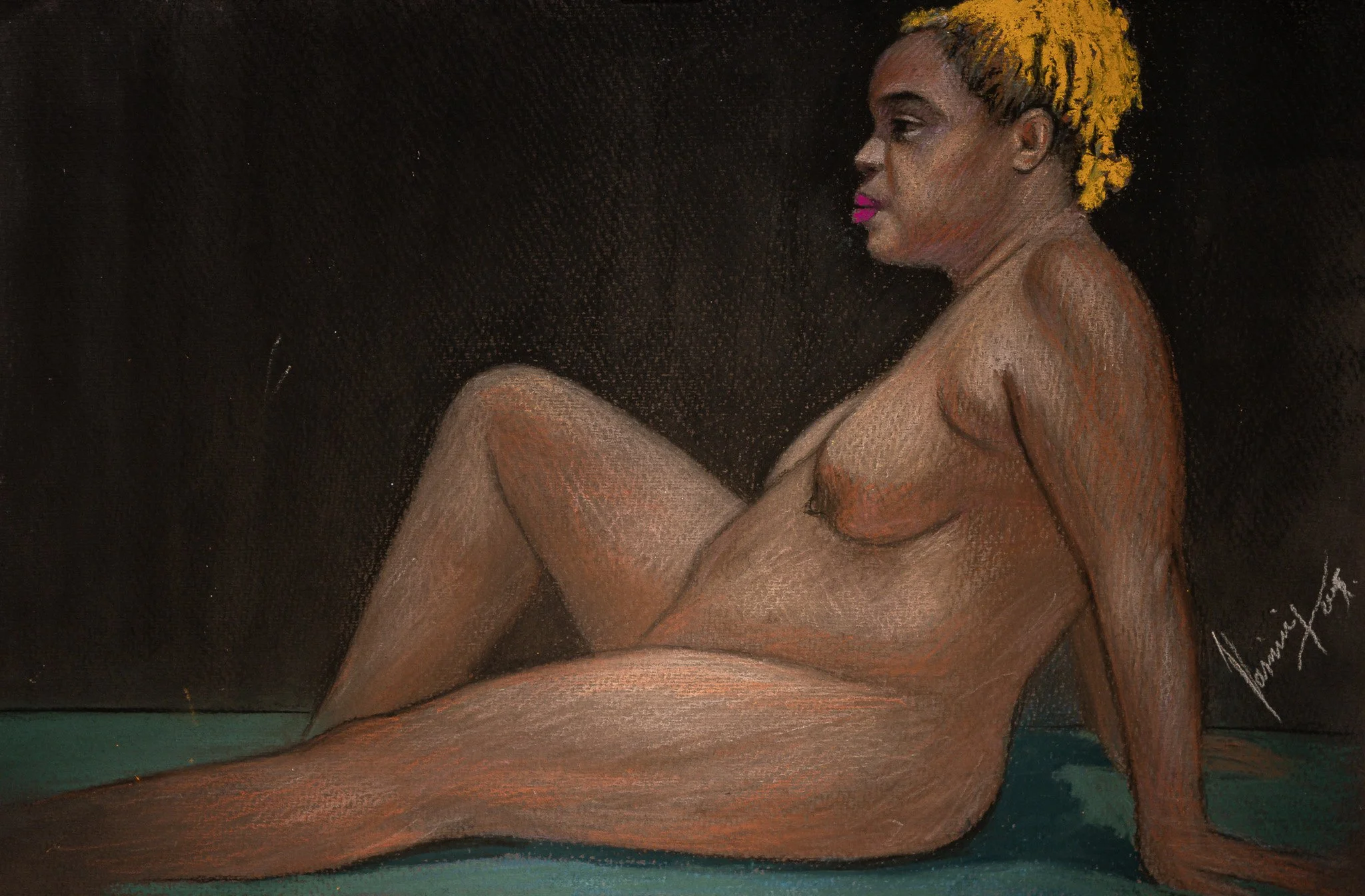 "Live Figure Studies", pastel on paper, 11.5 × 17.5 in., 2025