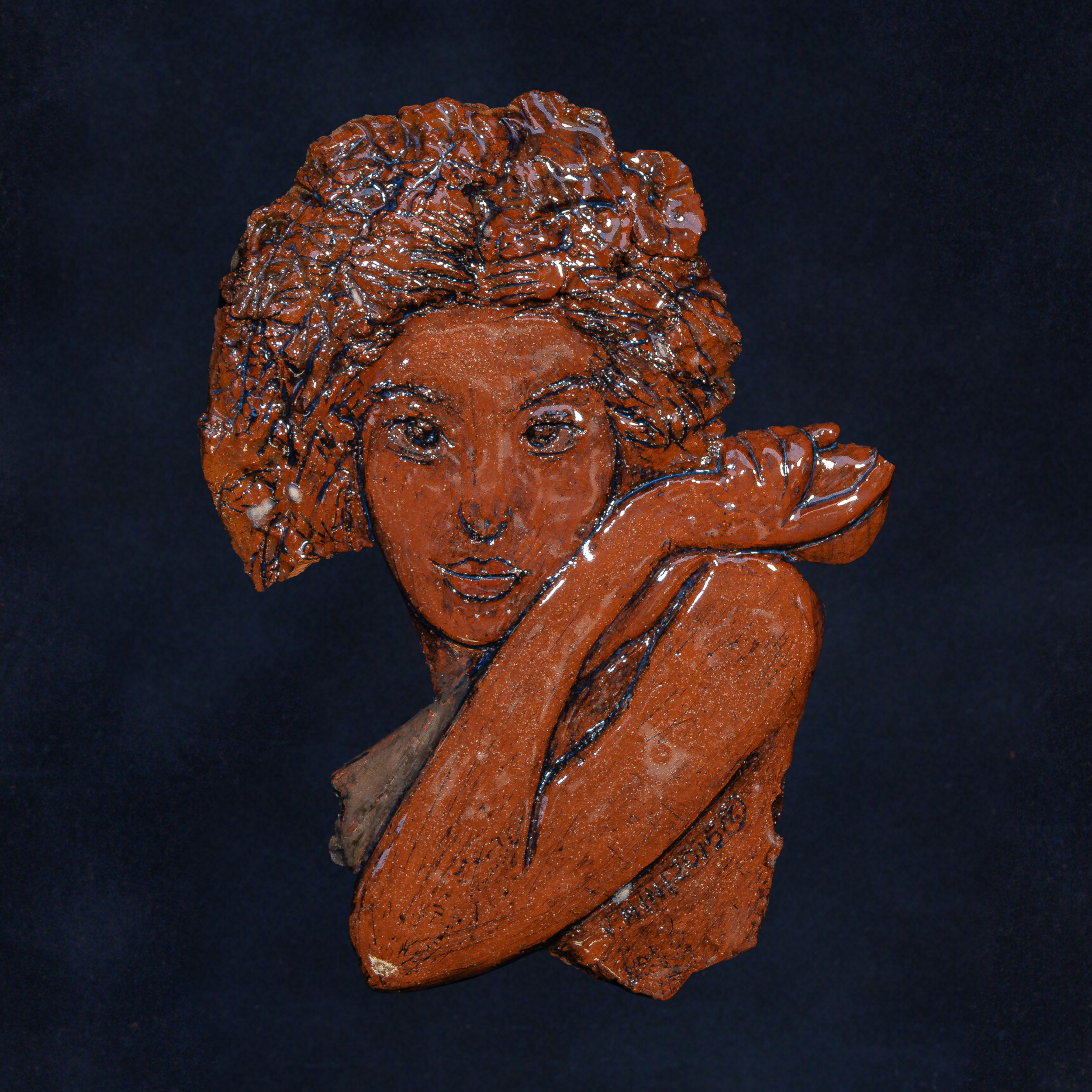 "Relief Studies", ceramic, 10 × 11 in., 2015