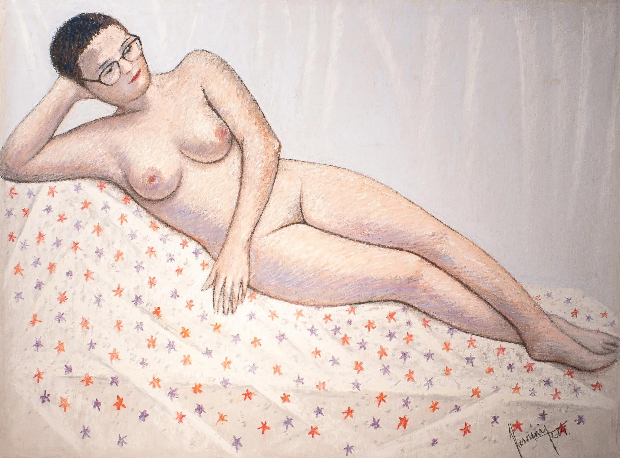 "Live Figure Studies", pastel on paper, 18 × 24 in., 2024