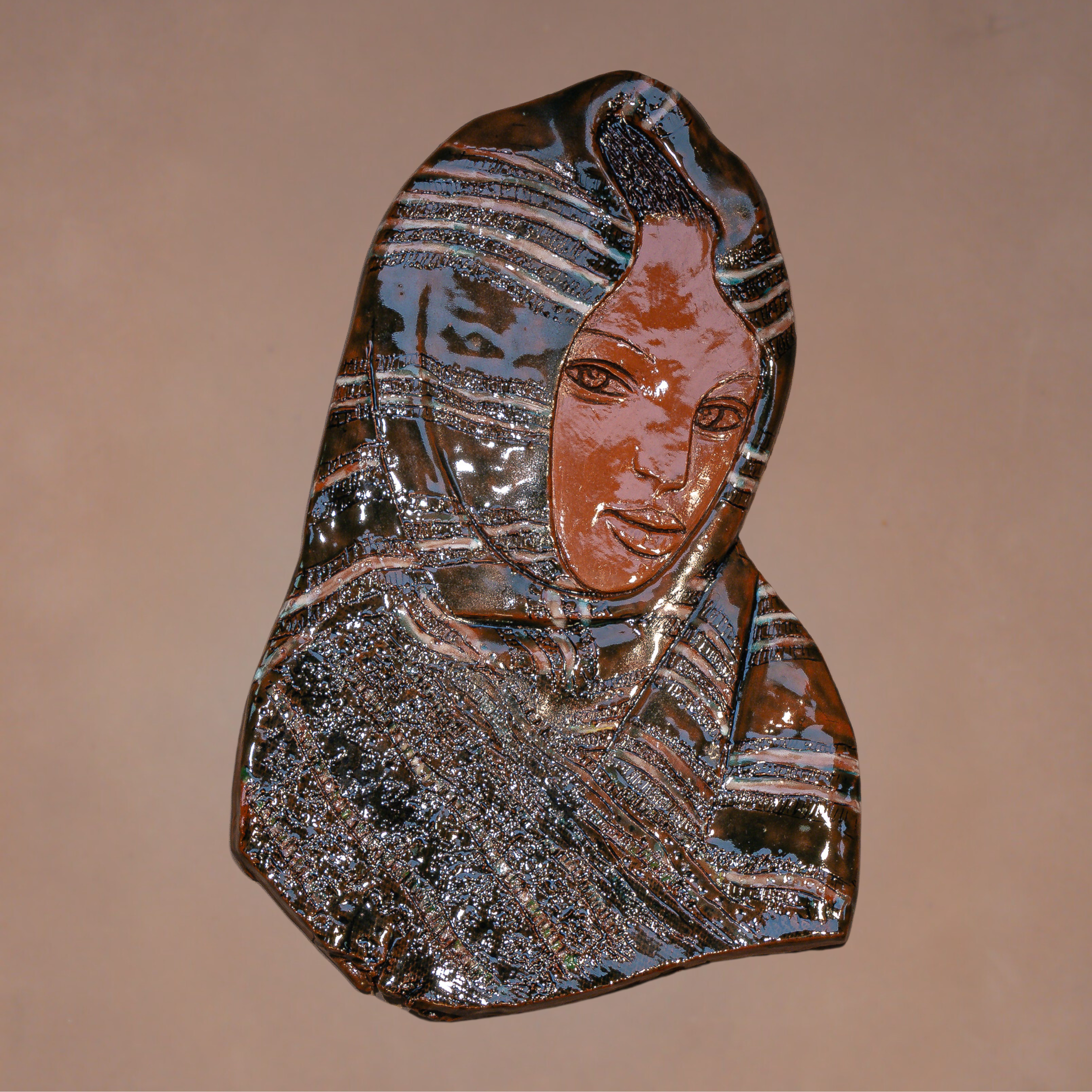 "Relief Studies", ceramic, 13 × 17 in., 2015