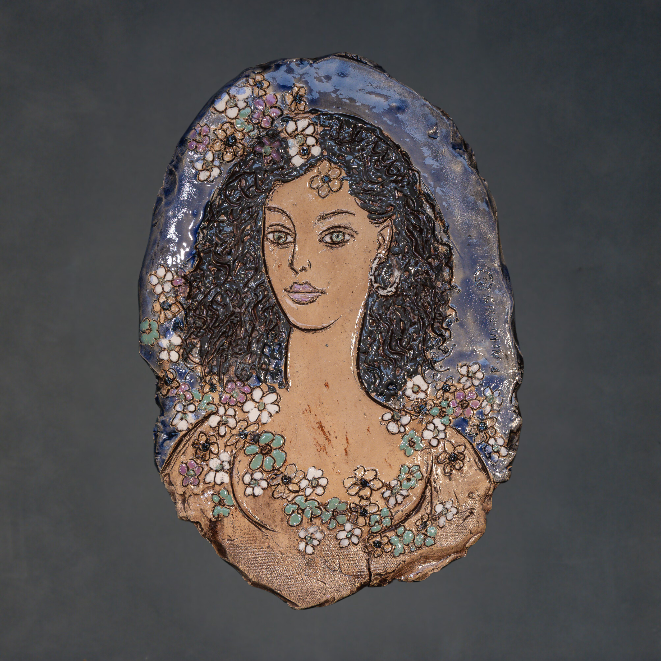 "Relief Studies", ceramic, 15 × 15 in., 2015