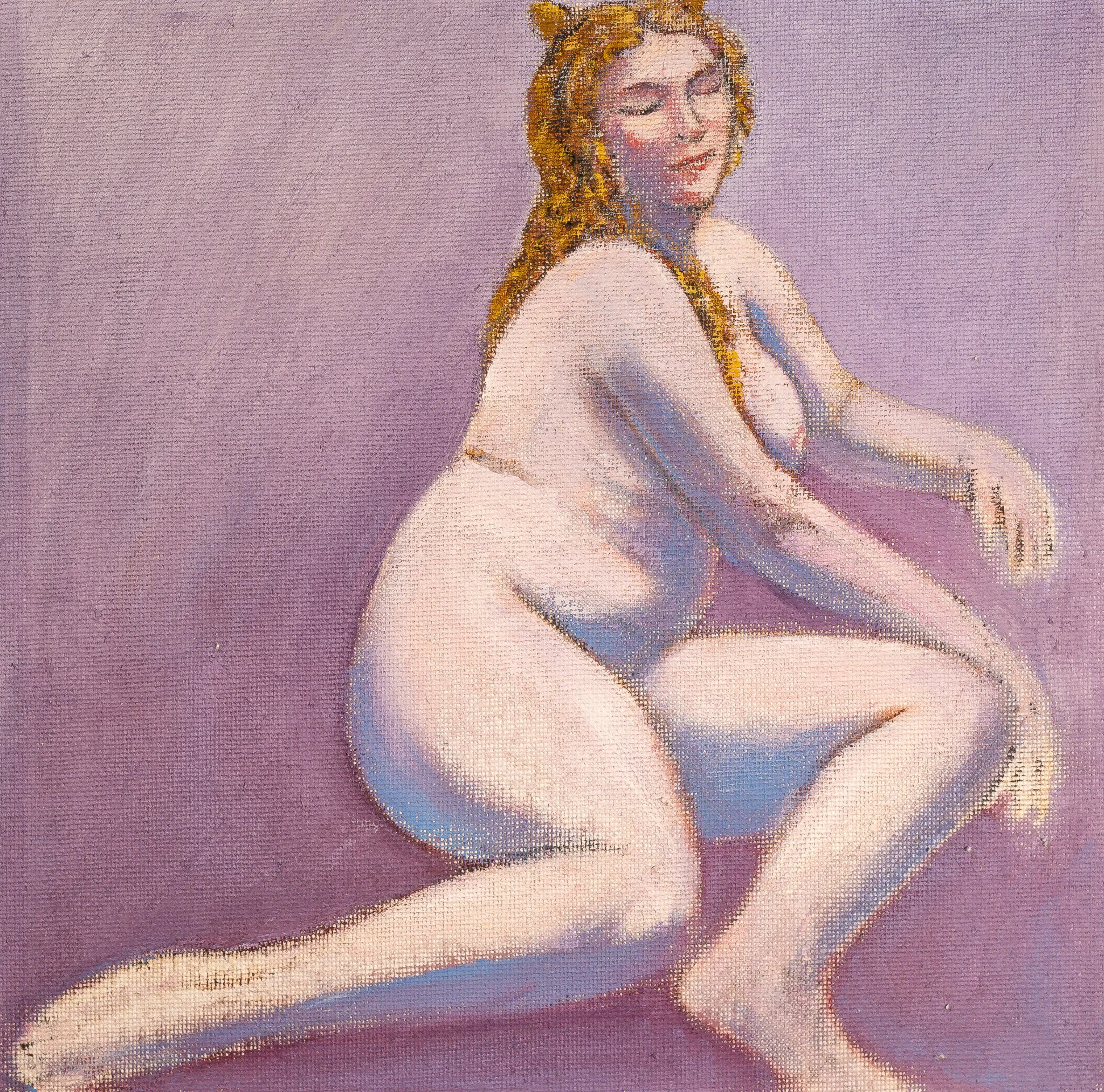 "Live Figure Studies", acrylic on canvas, 10 × 10 in., 2017