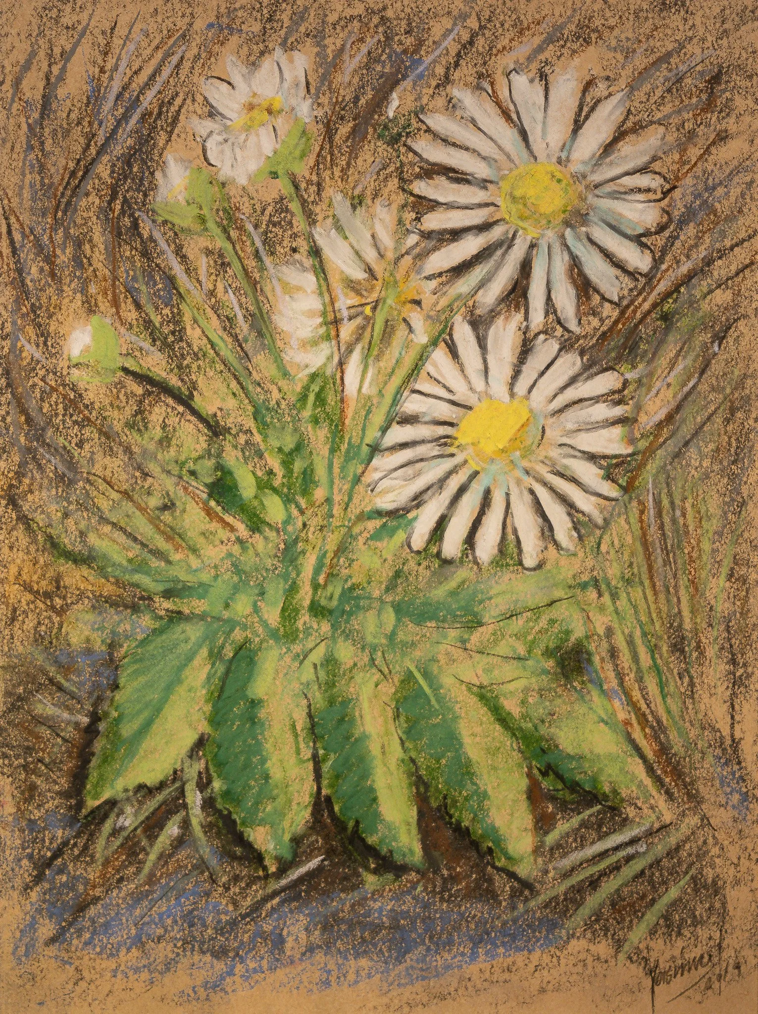 "Botanical Series", pastel on paper, 9 × 12 in., 2014
