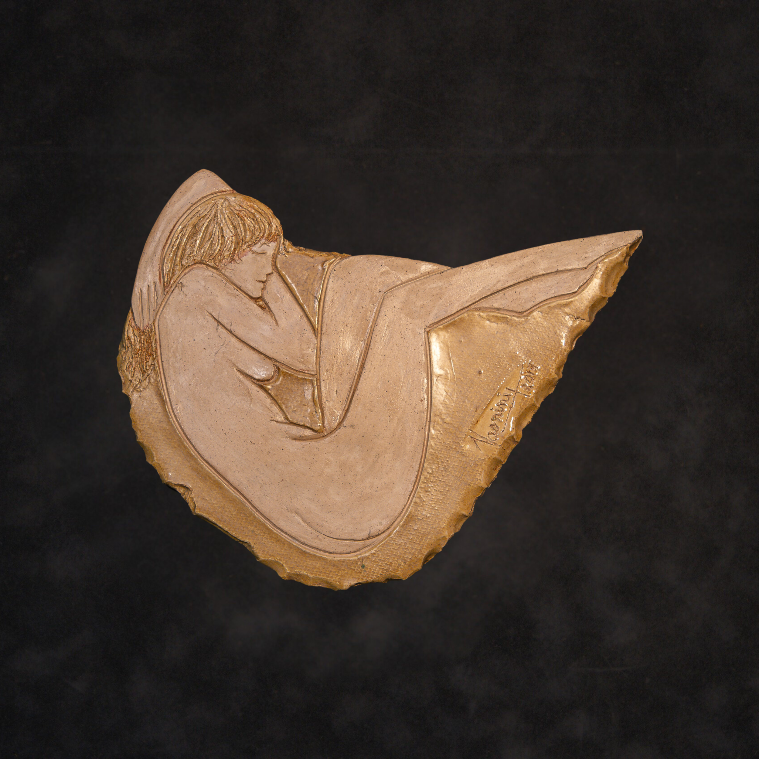 "Relief Studies", terracotta, 14 × 17 in., 2017