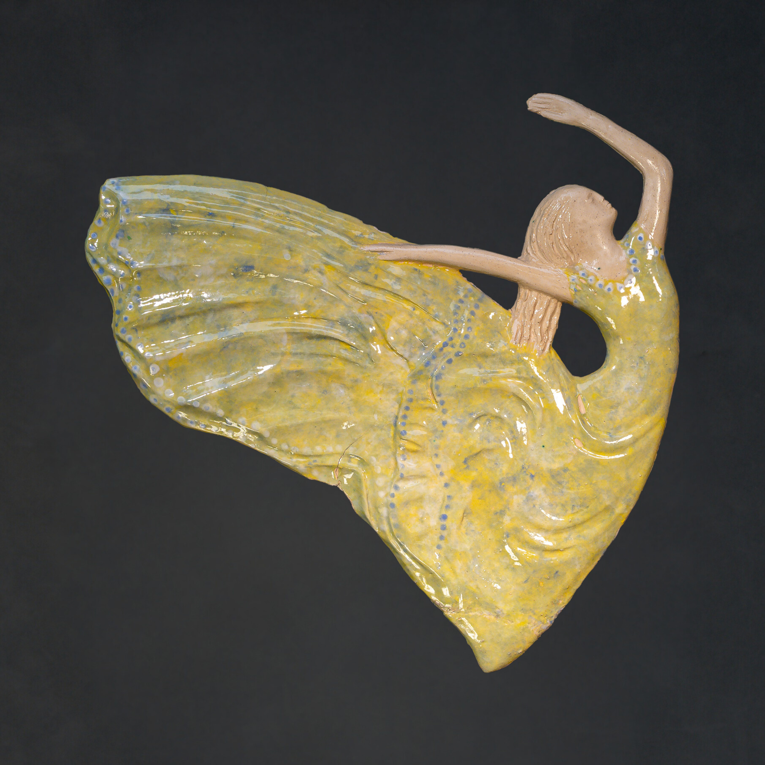 "Relief Studies", ceramic, 22 × 22 in., 2015