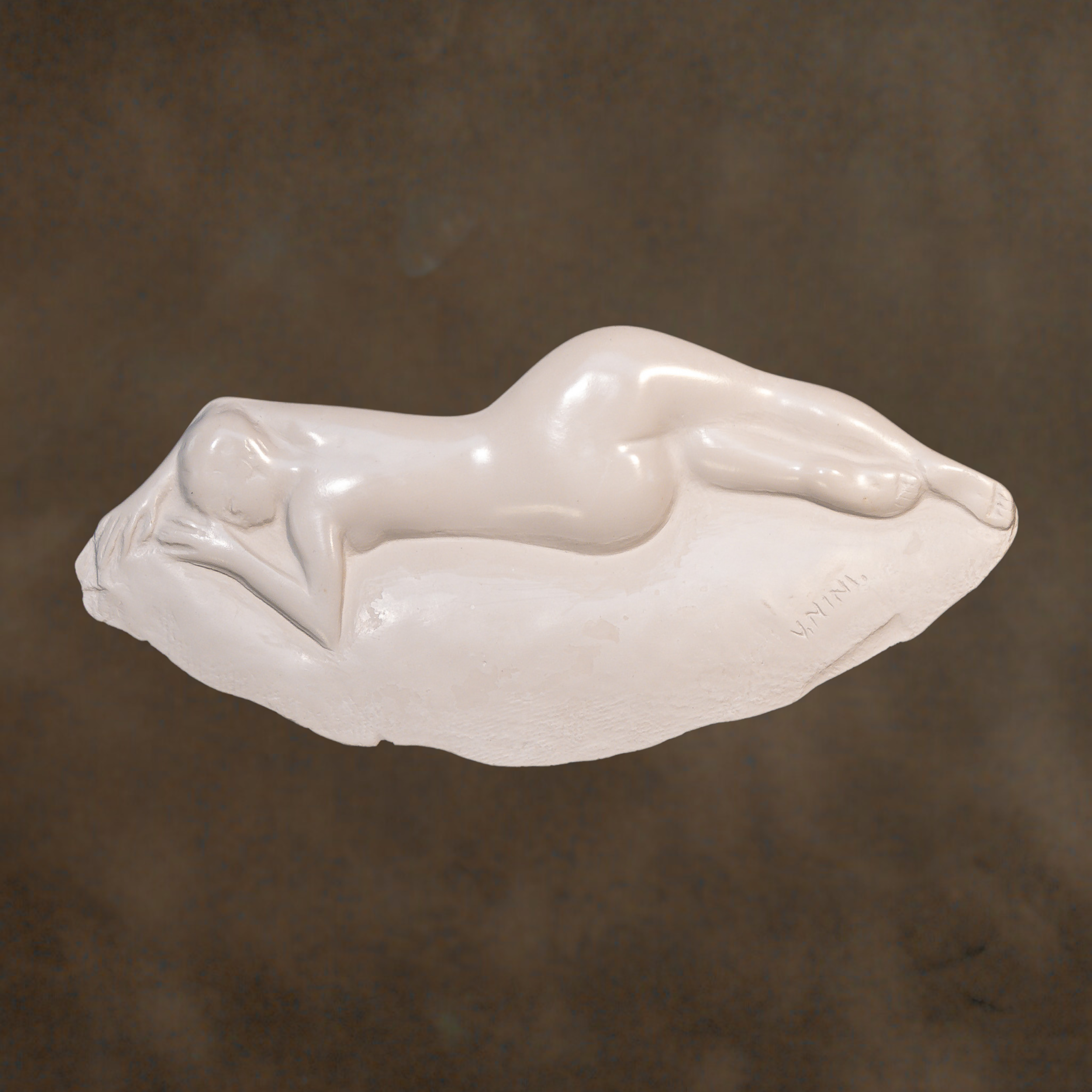 "Relief Studies", hydrostone, 9.25 × 17 in., 2019