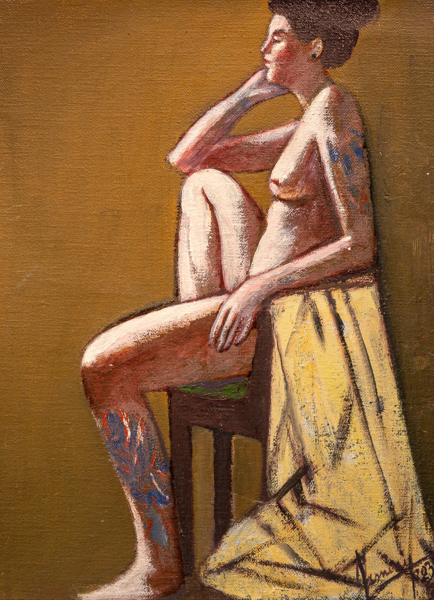 "Live Figure Studies", oil on canvas, 9 × 12 in., 2023