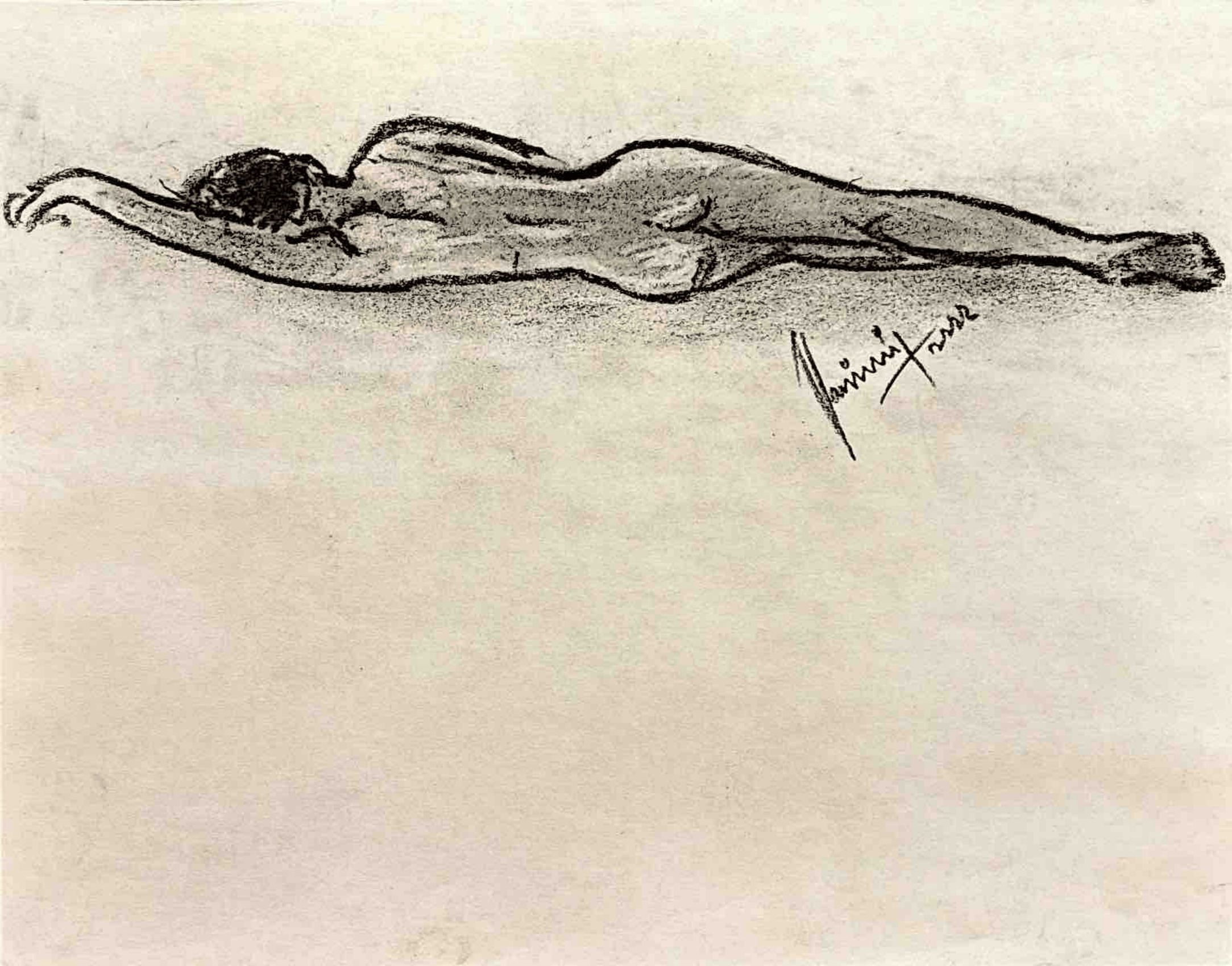 "Technical Warm-ups", charcoal on paper, 9 × 11.75 in., 2022