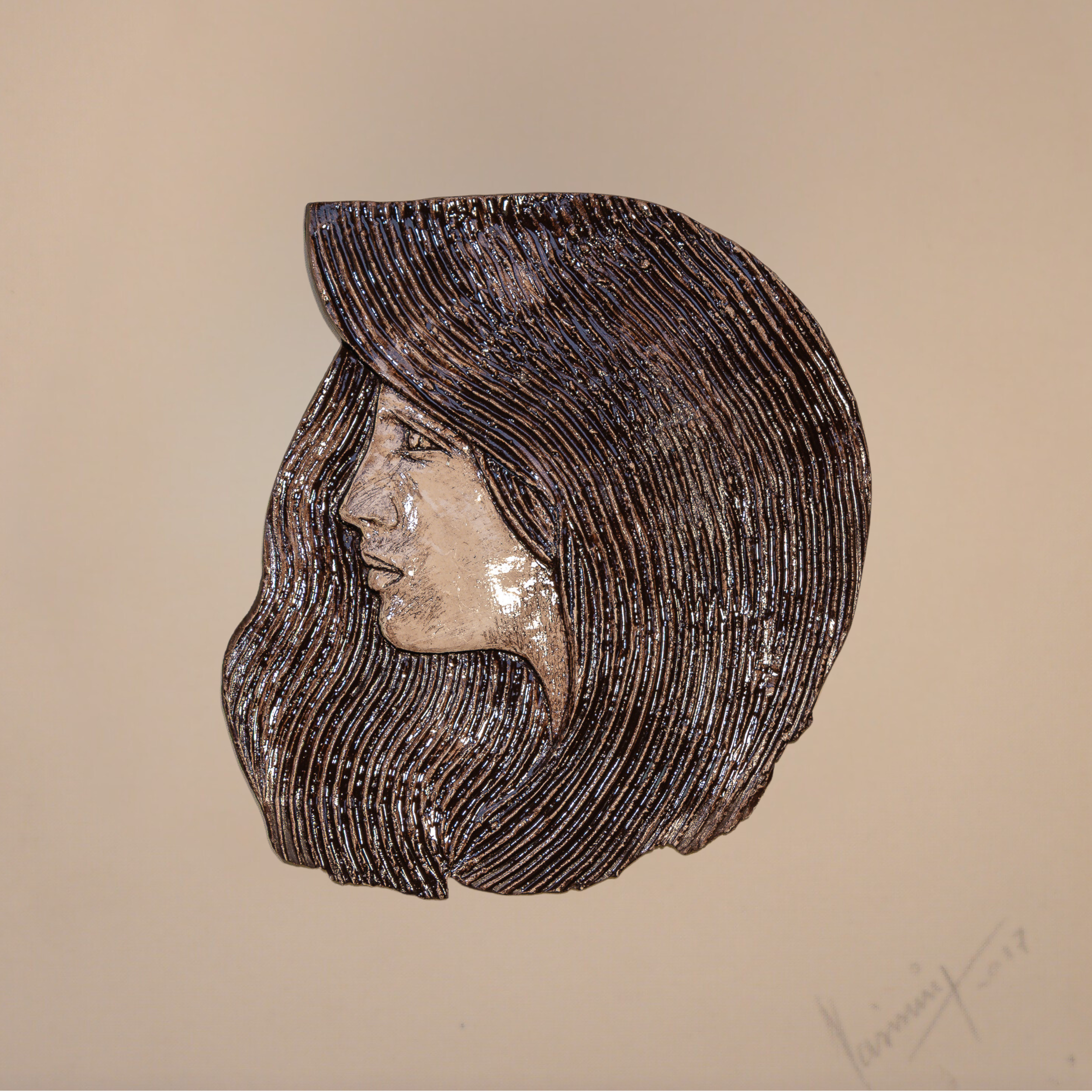 "Relief Studies", ceramic, 12 × 15 in., 2017