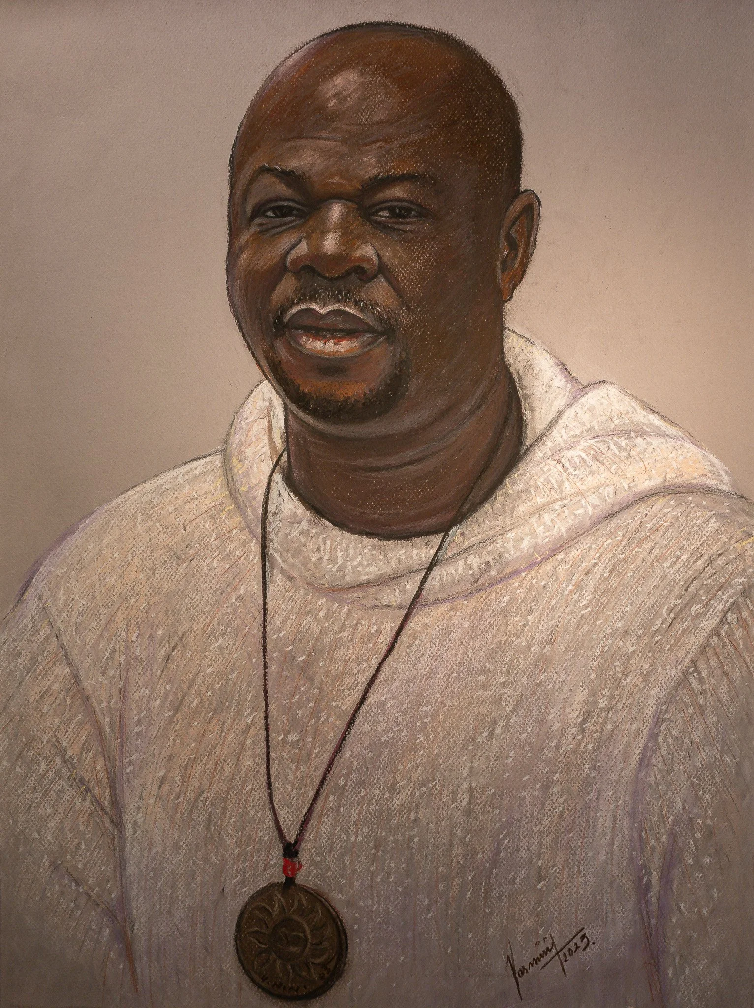 "Live Figure Studies", pastel on paper, 20 × 26 in., 2023