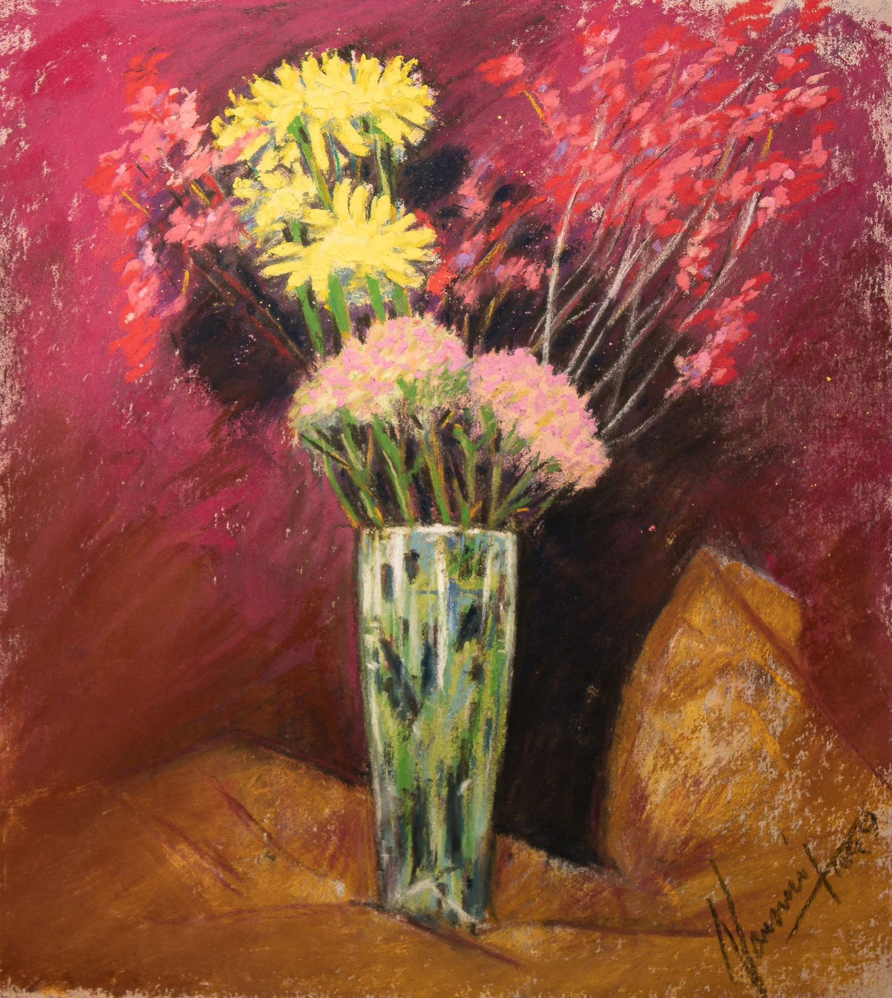 "Botanical Series", pastel on paper, 9 × 10 in., 2019