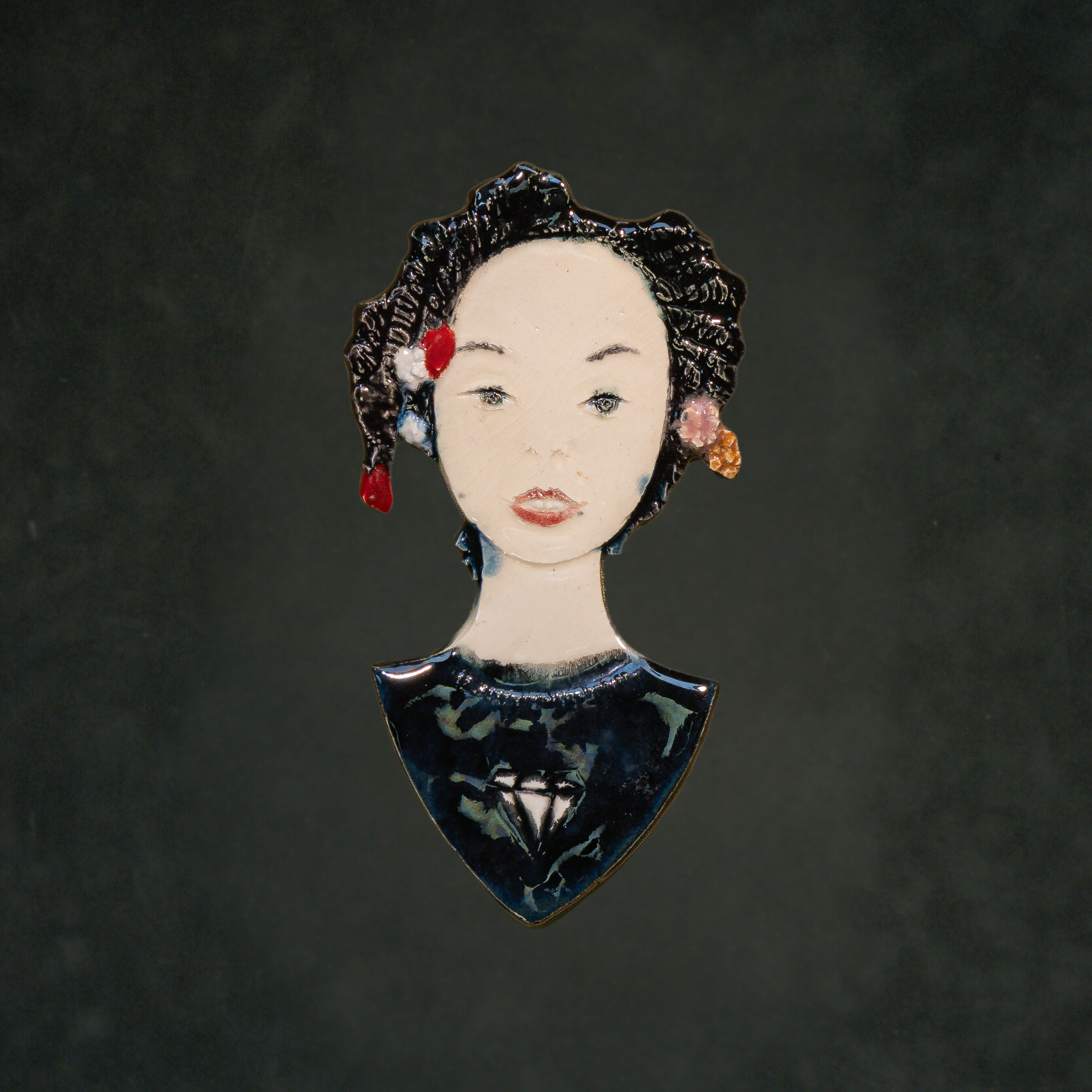 "Relief Studies", ceramic, 10 × 10.25 in., 2014